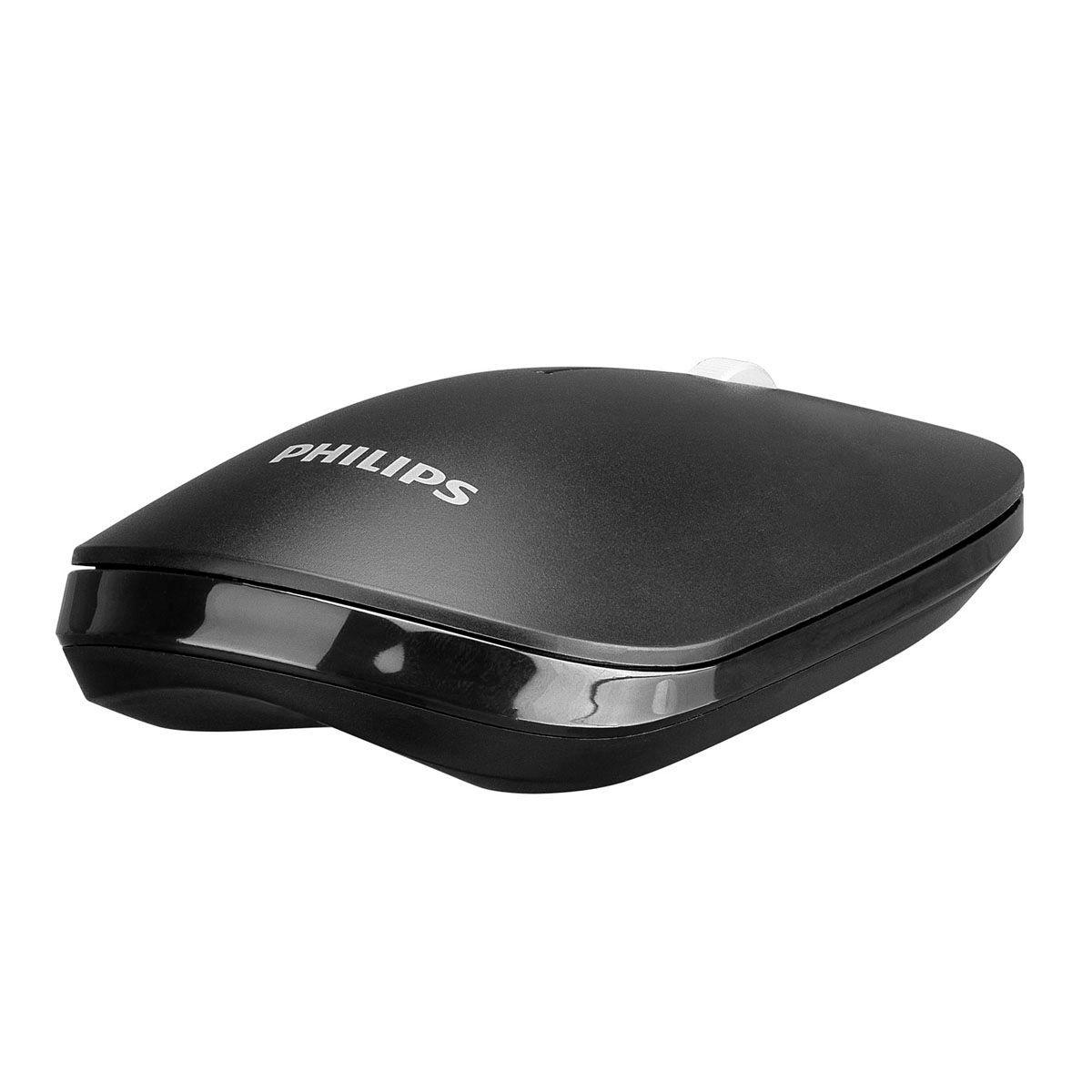 Mouse Optico Cableado USB Philips M305  Negro-4