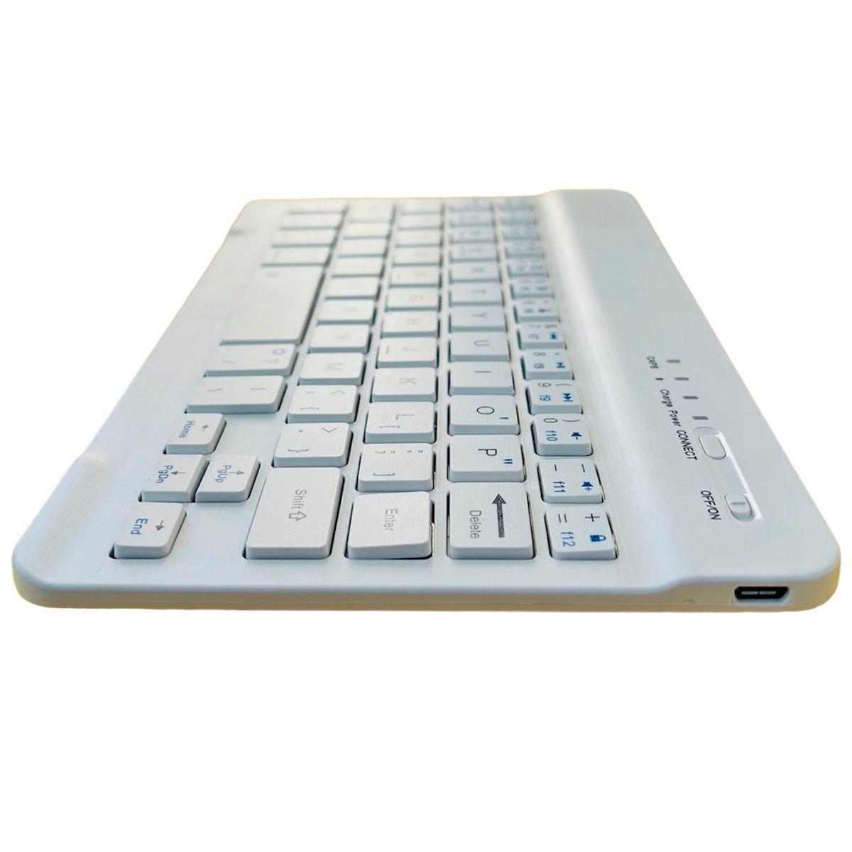 Teclado De 7 Pulgadas Para Tablet Bluetooth Blanco-1