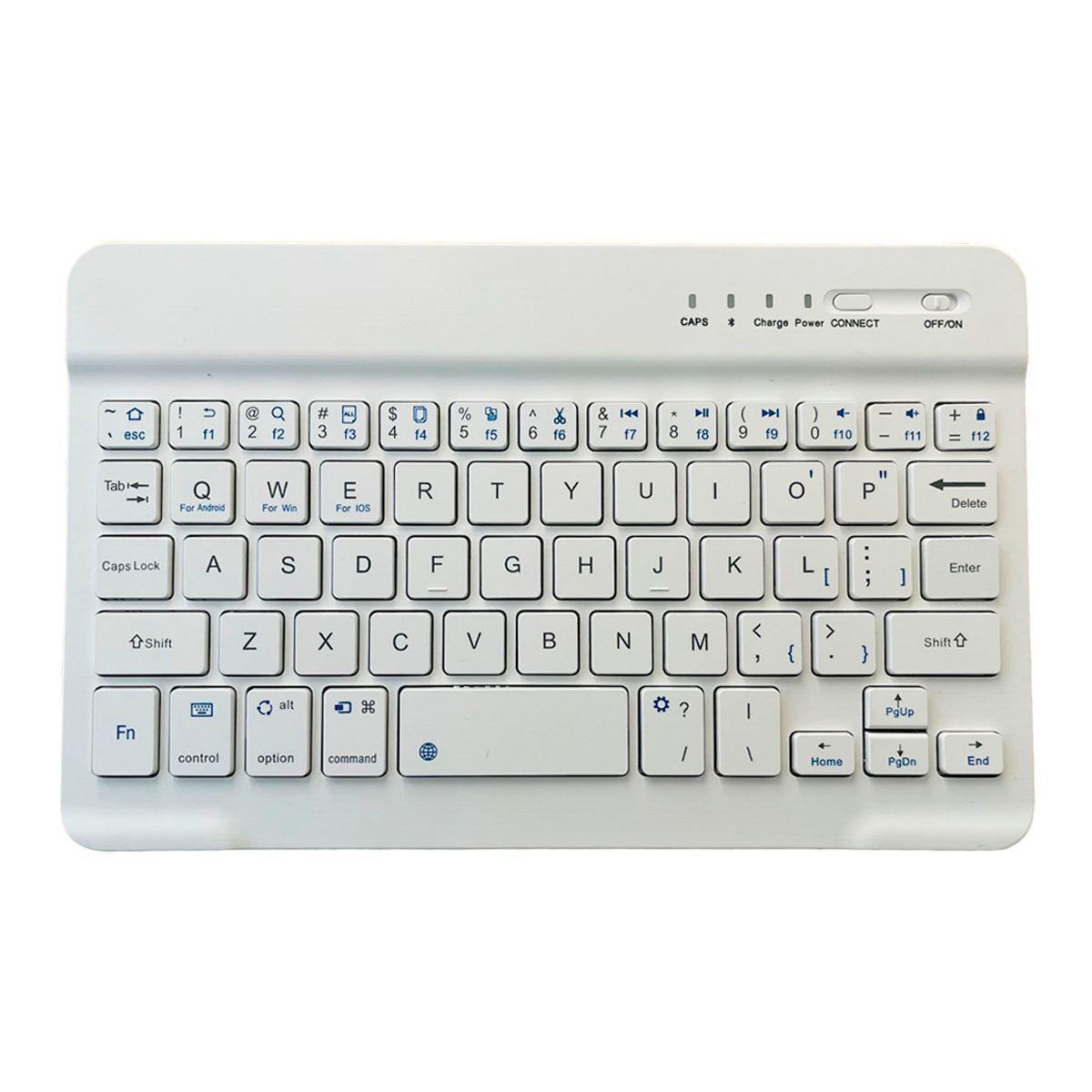 Teclado De 7 Pulgadas Para Tablet Bluetooth Blanco-0