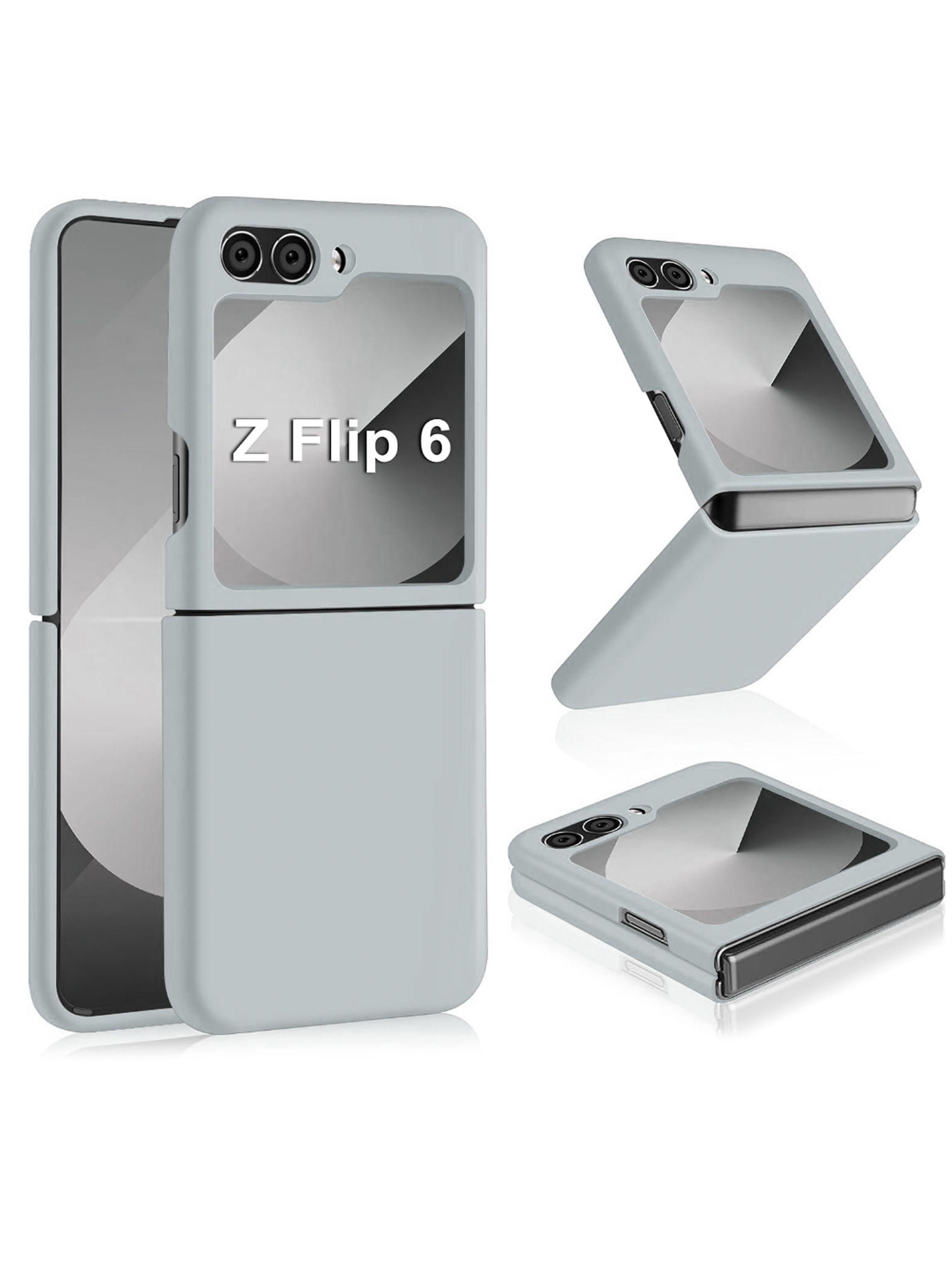 Carcasa Para Samsung Z Flip  6 Goma Gris-0