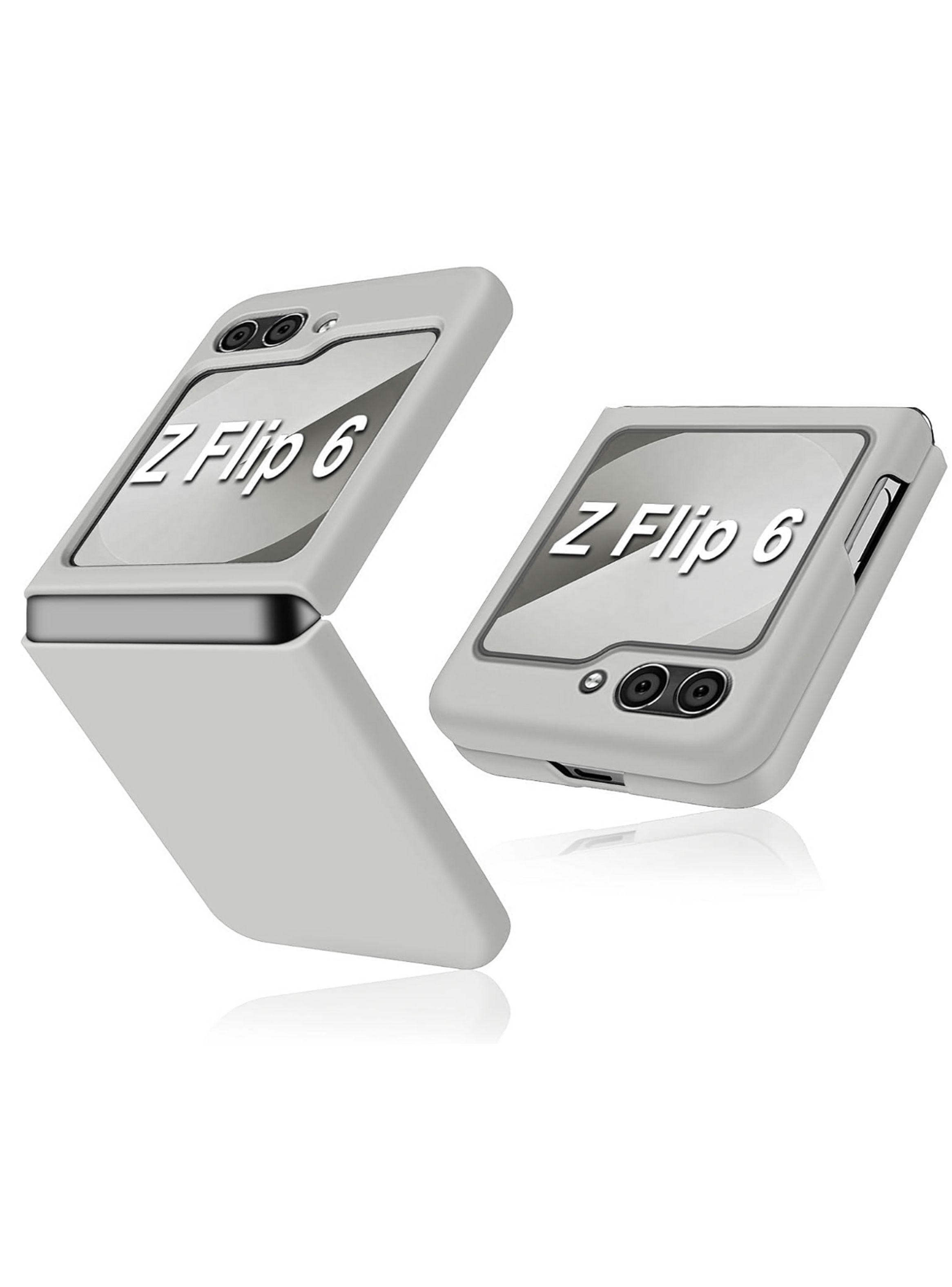 Carcasa Para Samsung Z Flip  6 Goma Gris-1