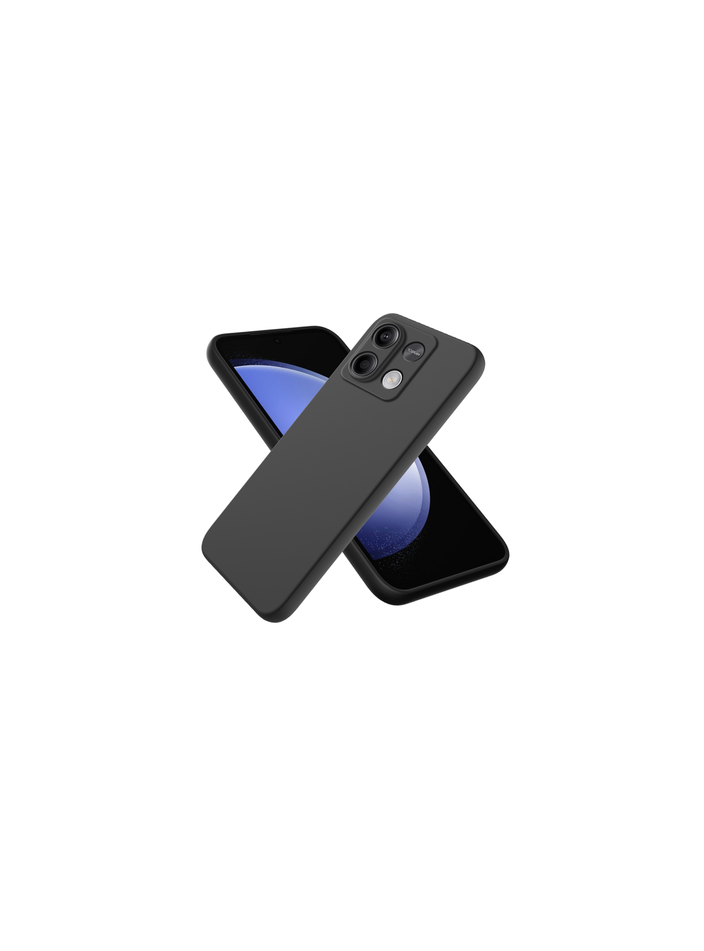 Carcasa Funda Para Xiaomi Note 13 5g Goma Negro-0