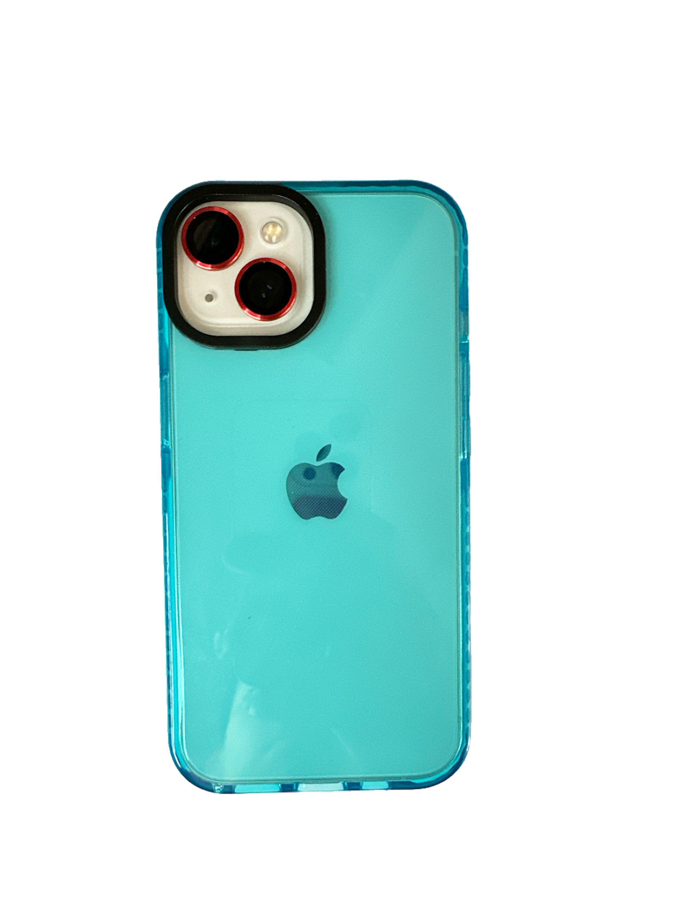 Carcasa Para iPhone 15 Fluor Celeste-0