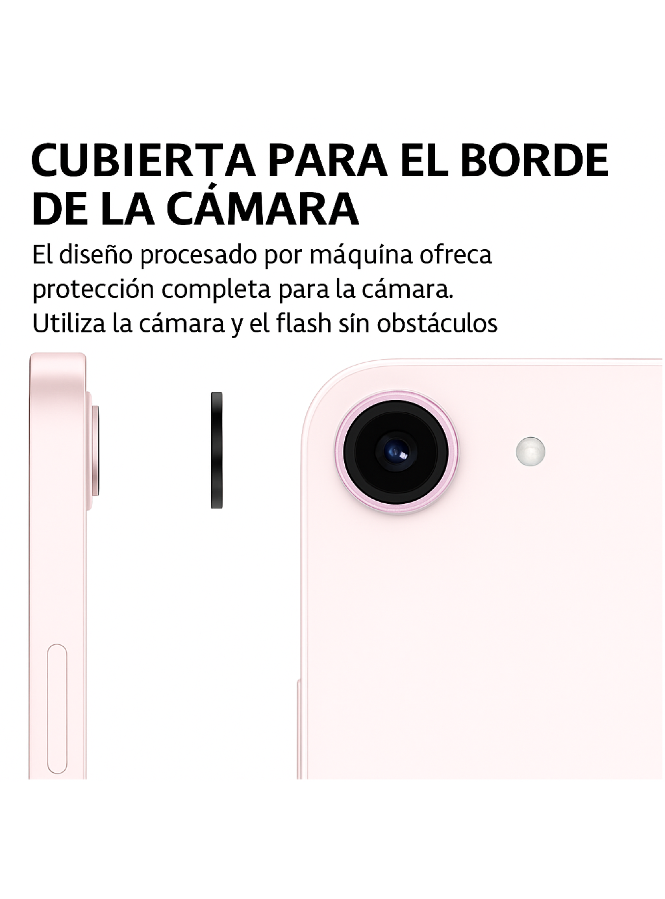 Protector De Lente Metalizado Para Camara De iPhone 16e-2
