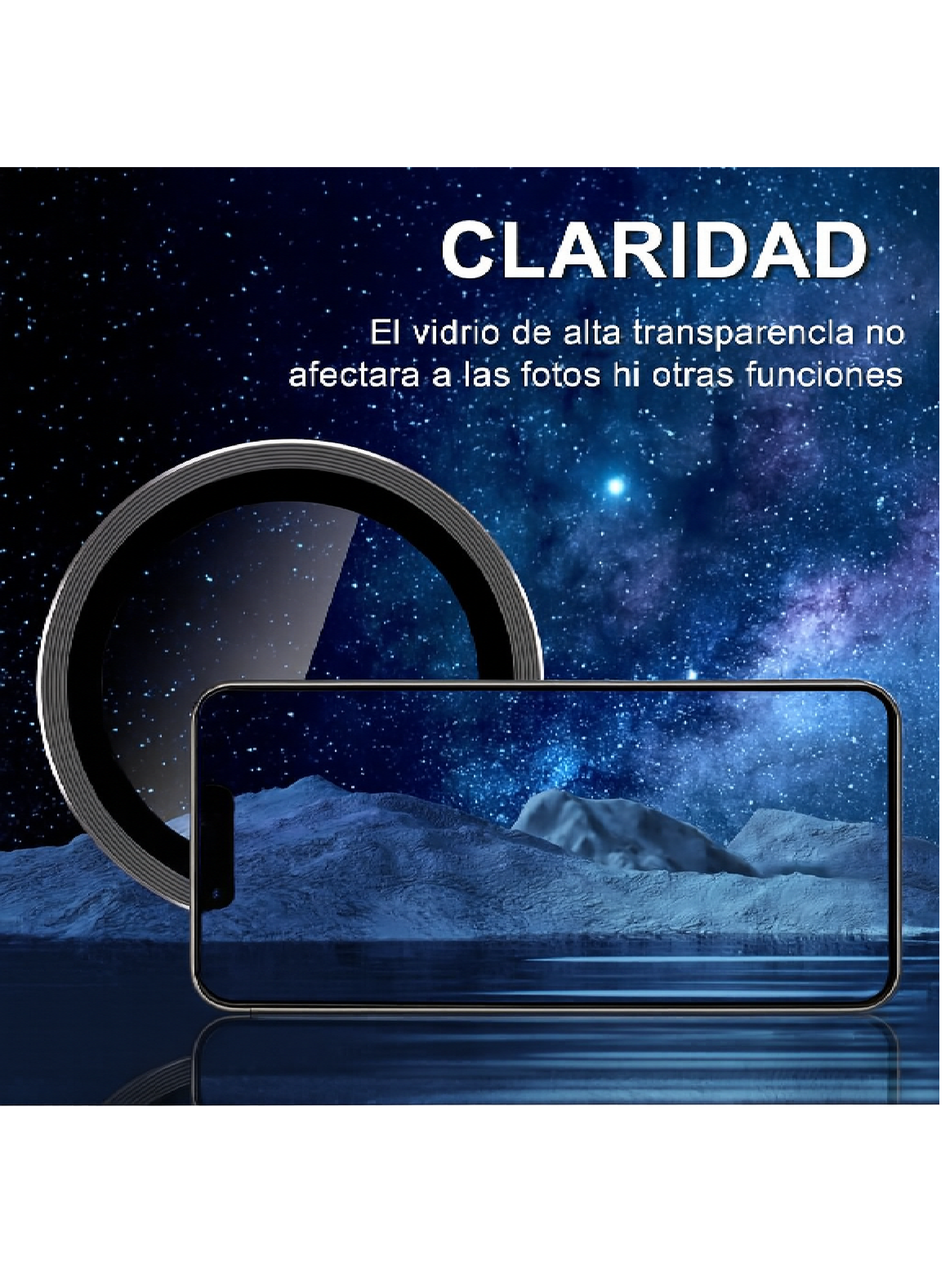 Protector De Lente Metalizado Para Camara De iPhone 16e-3