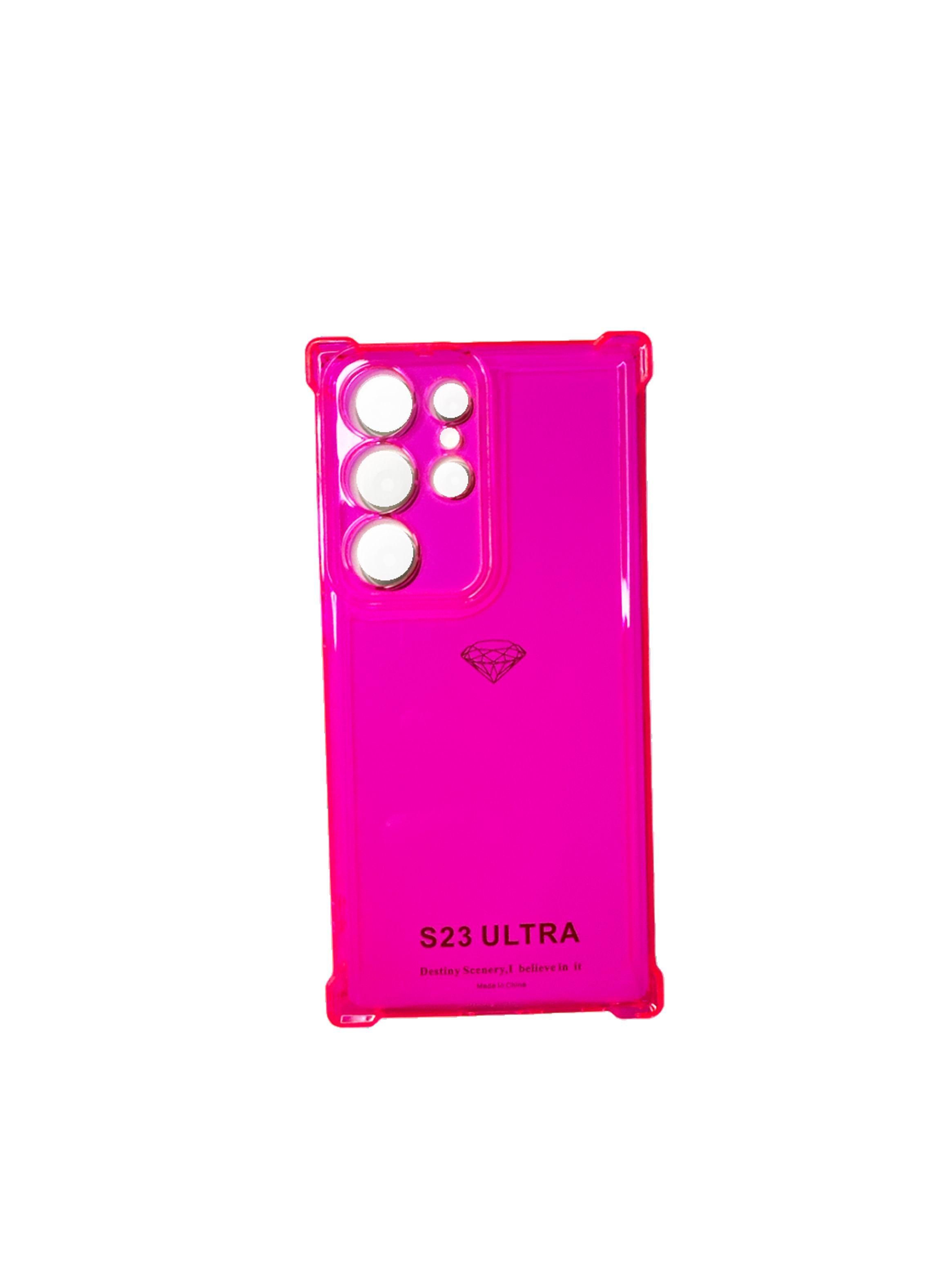 Carcasa Funda Para Samsung S23 Ultra Fluor Fucsia-1