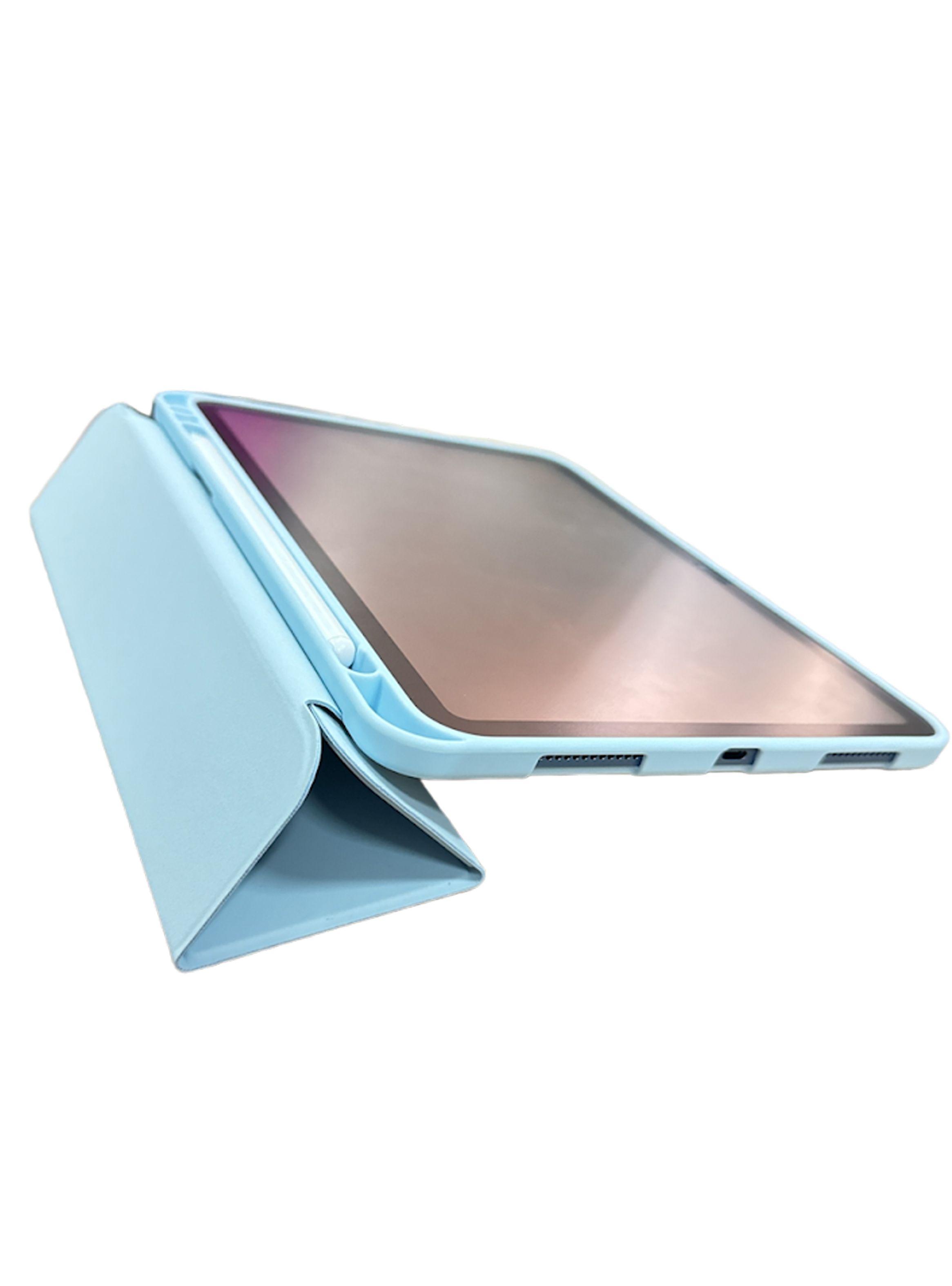 Carcasa Funda Para iPad 10.9 2022 10gen Con Ranura Celeste-3