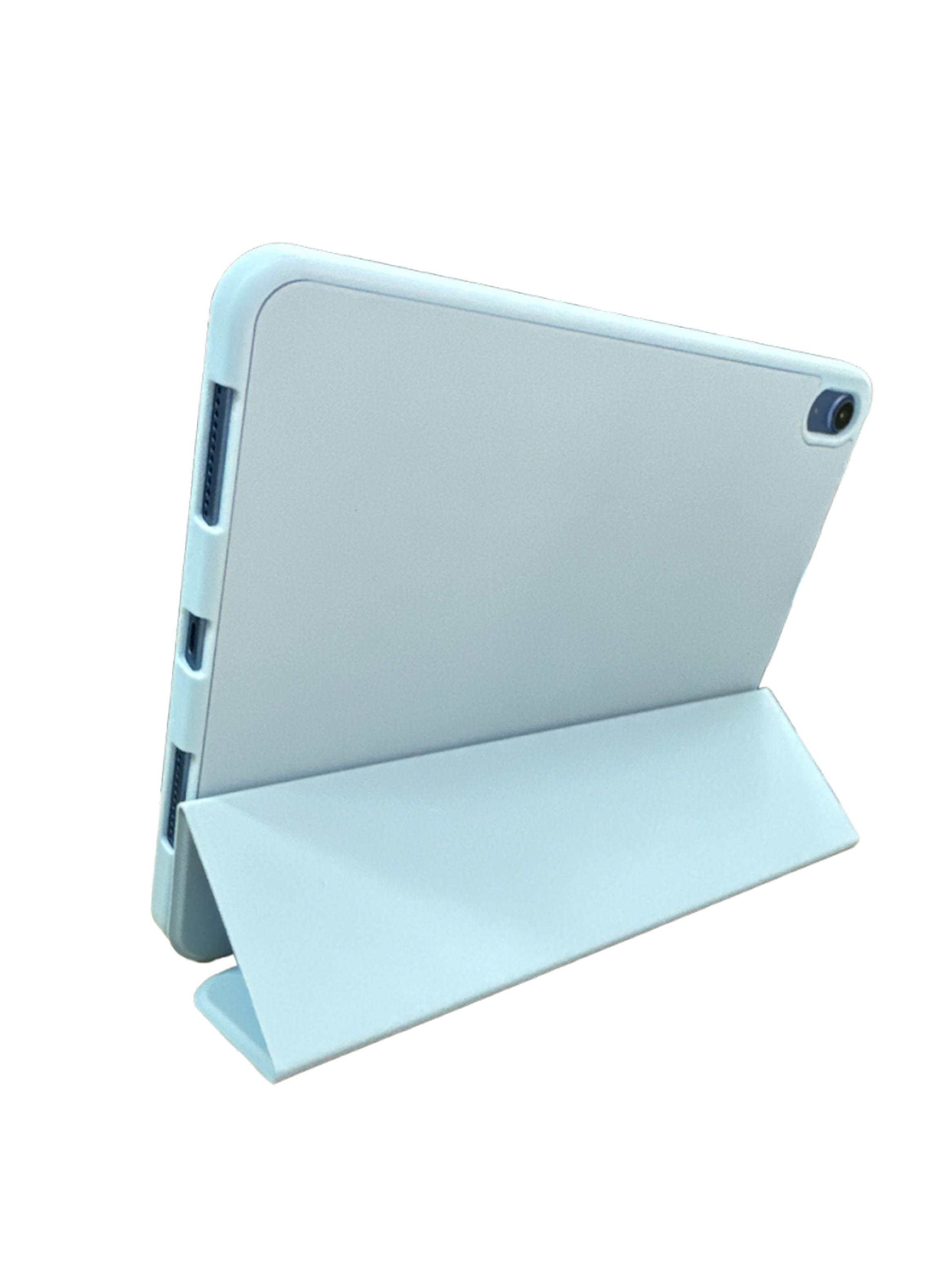 Carcasa Funda Para iPad 10.9 2022 10gen Con Ranura Celeste-4