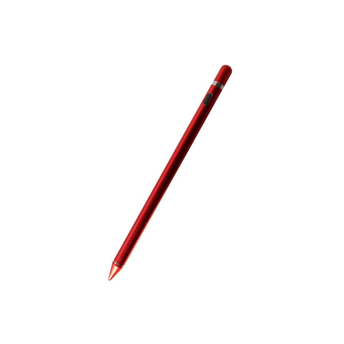 Lápiz Táctil Touch Para Tablet / Celular Todos Los Modelos Rojo-1