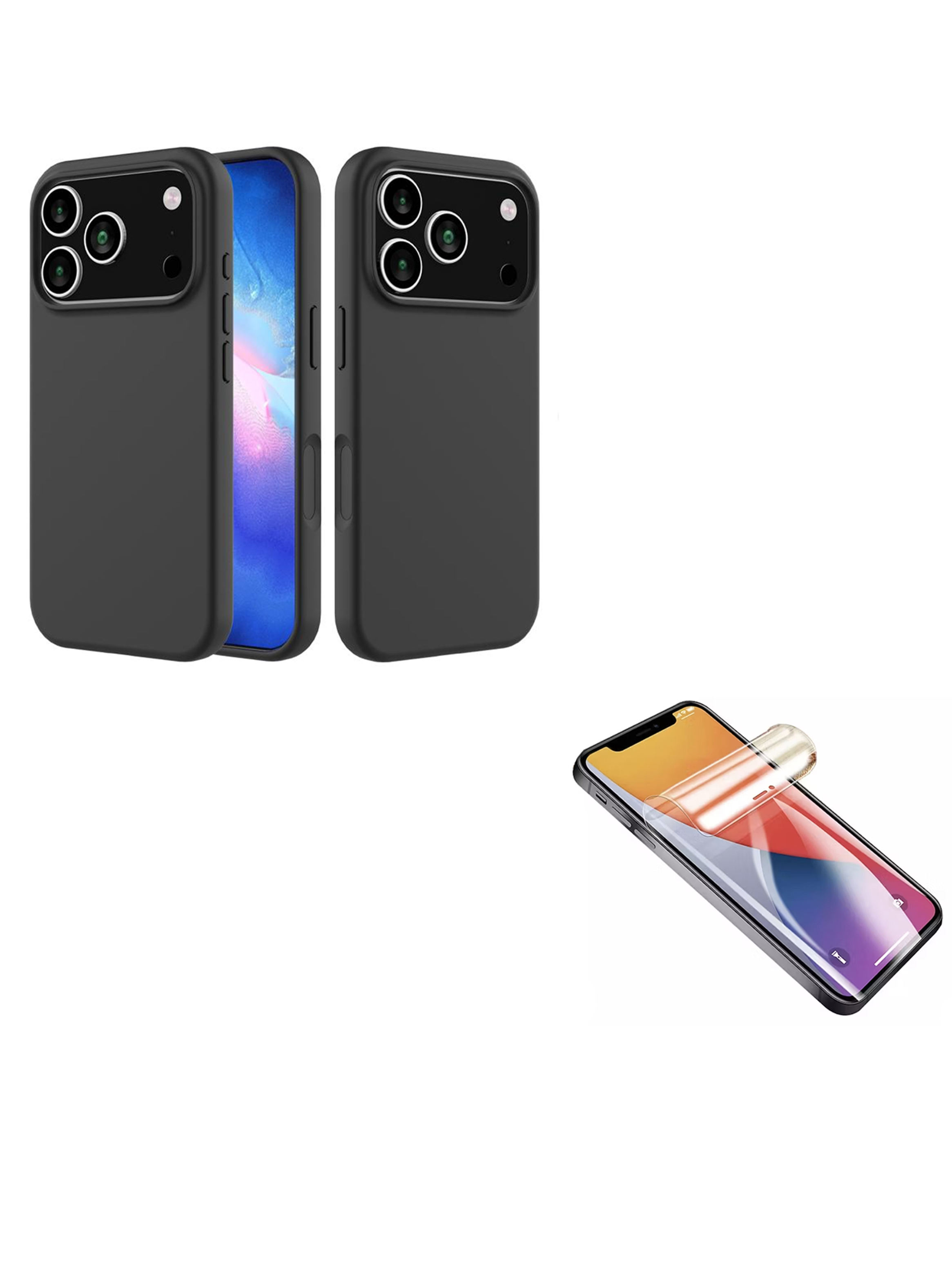 Carcasa Lamina Clear Compatible Con iPhone 18 Pro Max-0
