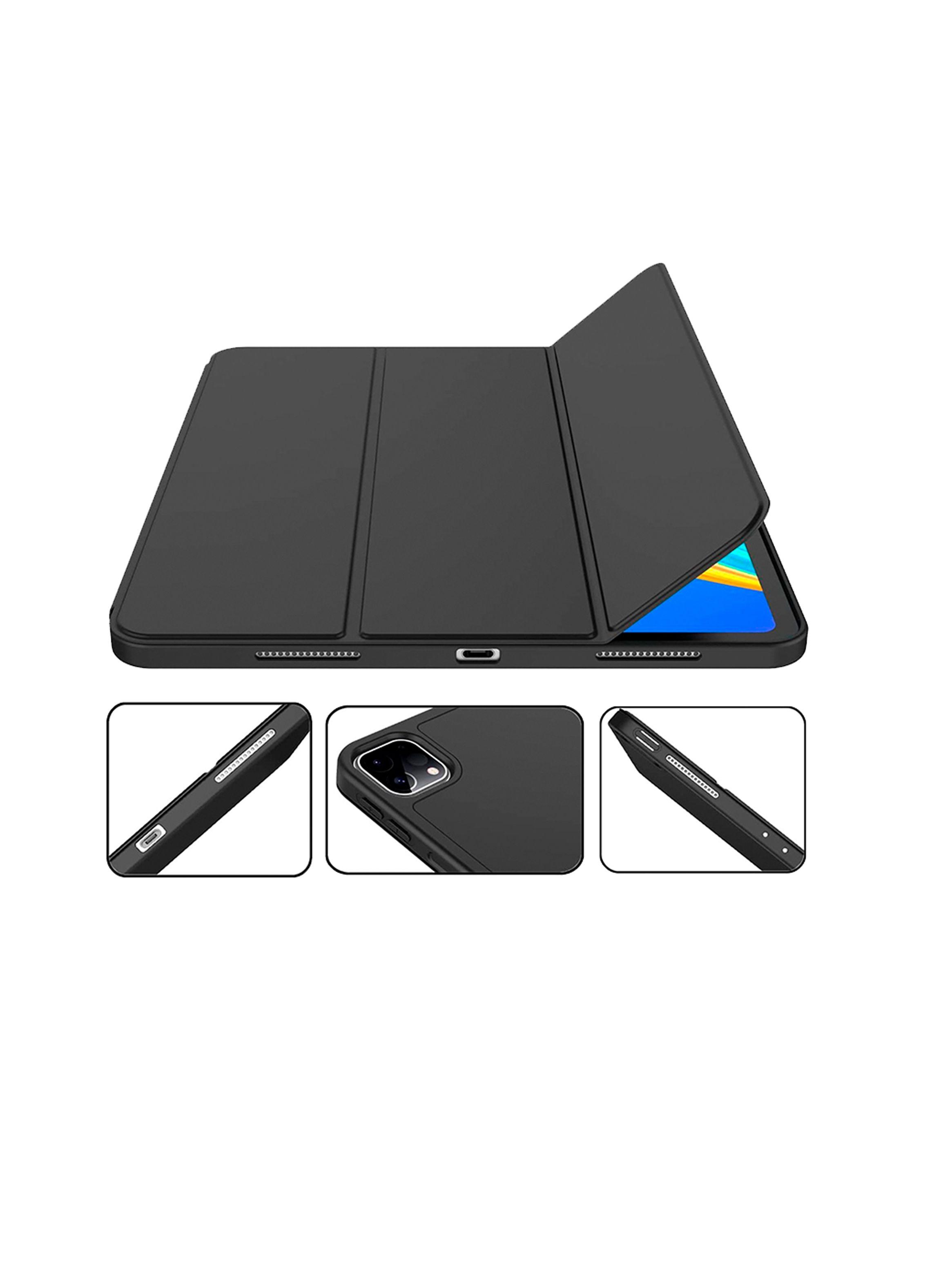 Funda Con Lamina Sensación Papel Para iPad 12.9 Negro-3