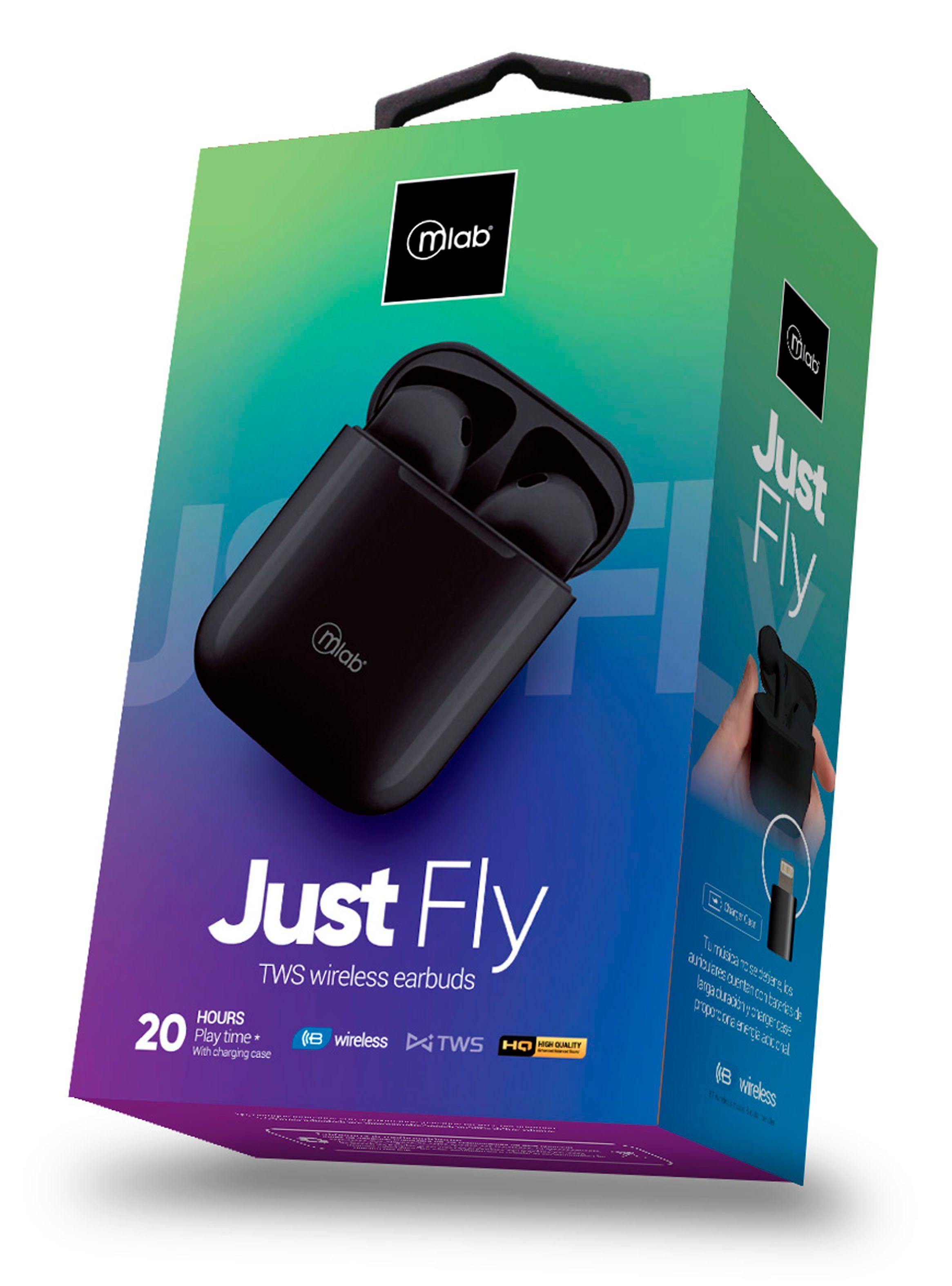 Audifonos Inalambricos Bluetooth Microlab Just Fly Negros-3