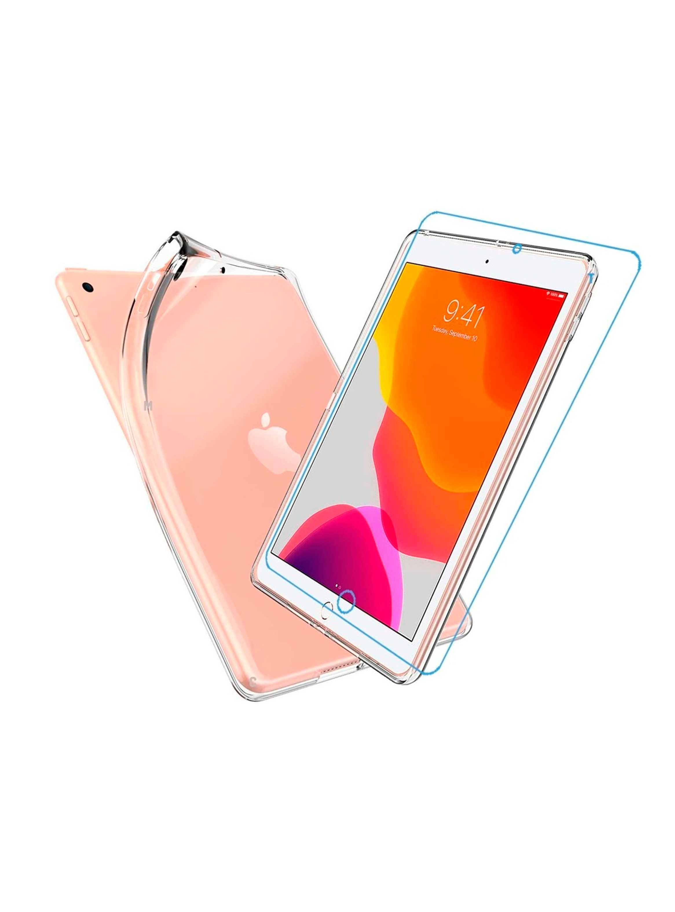 Carcasa Funda Lamina Para iPad Air 10.9 4ta 5ta Transparente-5