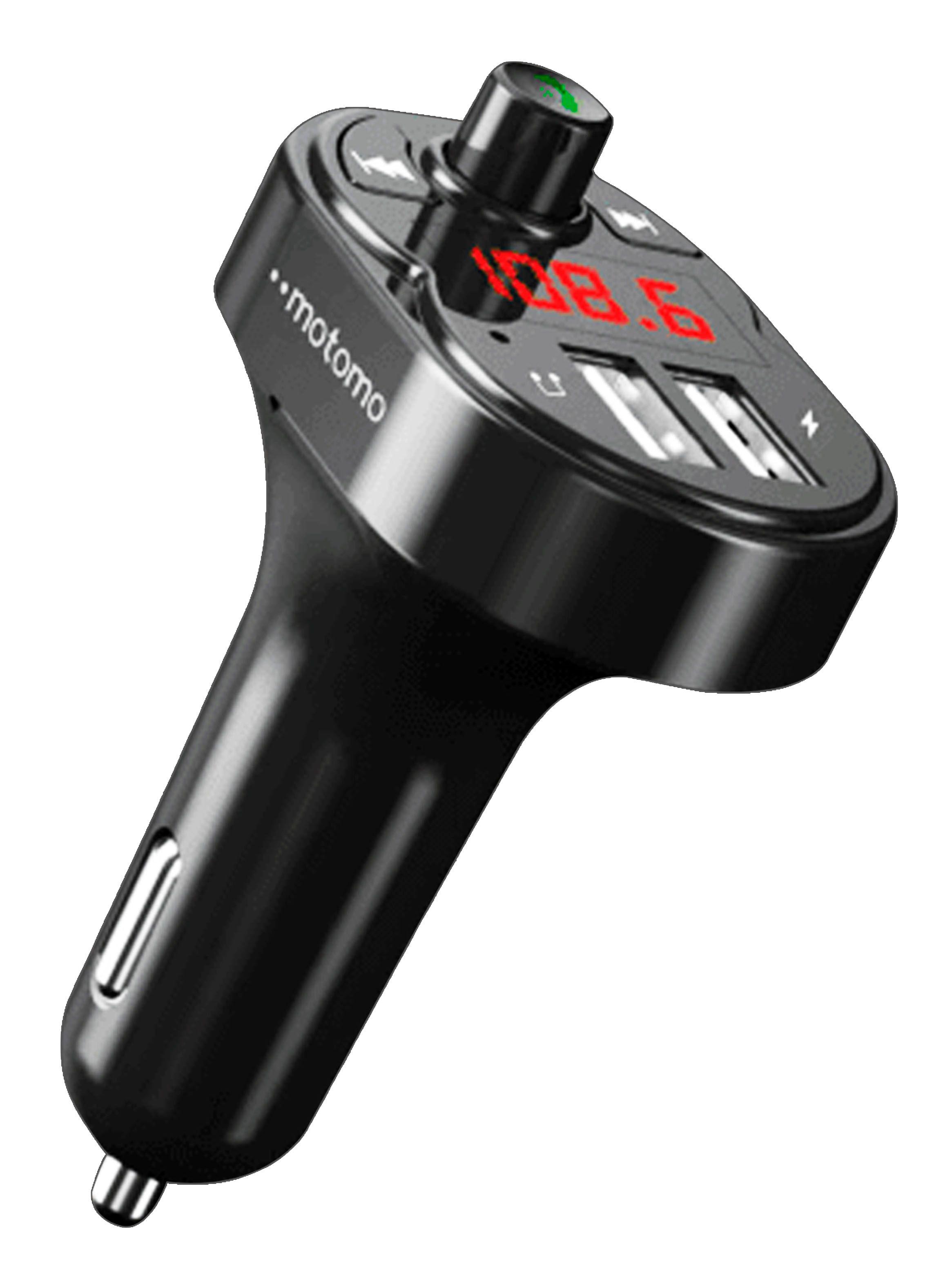 Transmisor FM Receptor Bluetooth Carga USB Puerto TF MO-02-2