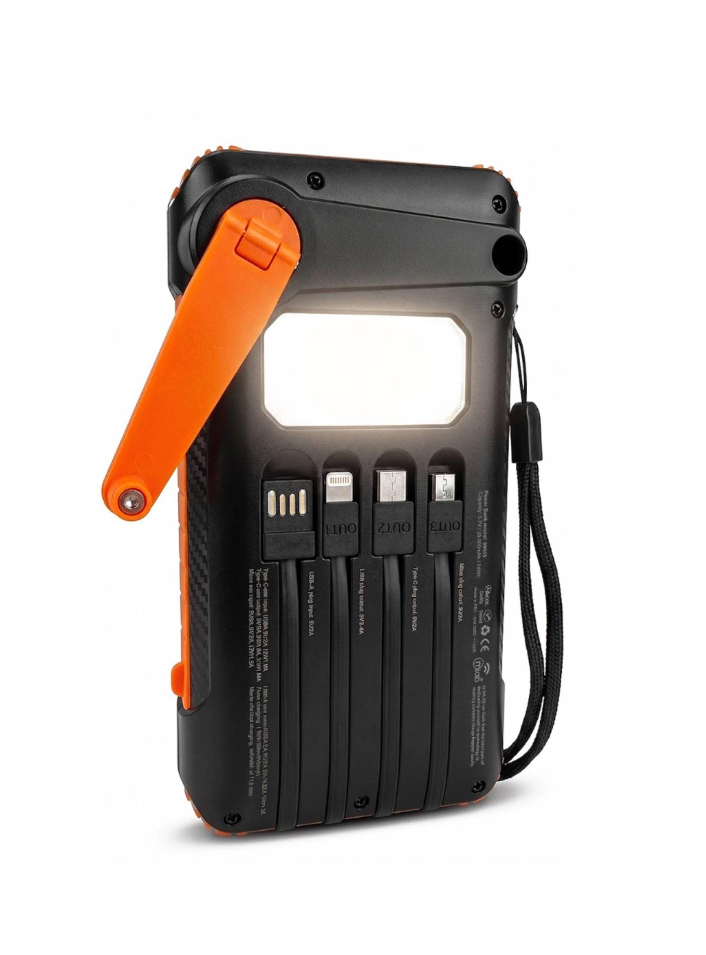 Cargador Portátil Powerbank Solar 20000 mah Linterna-4