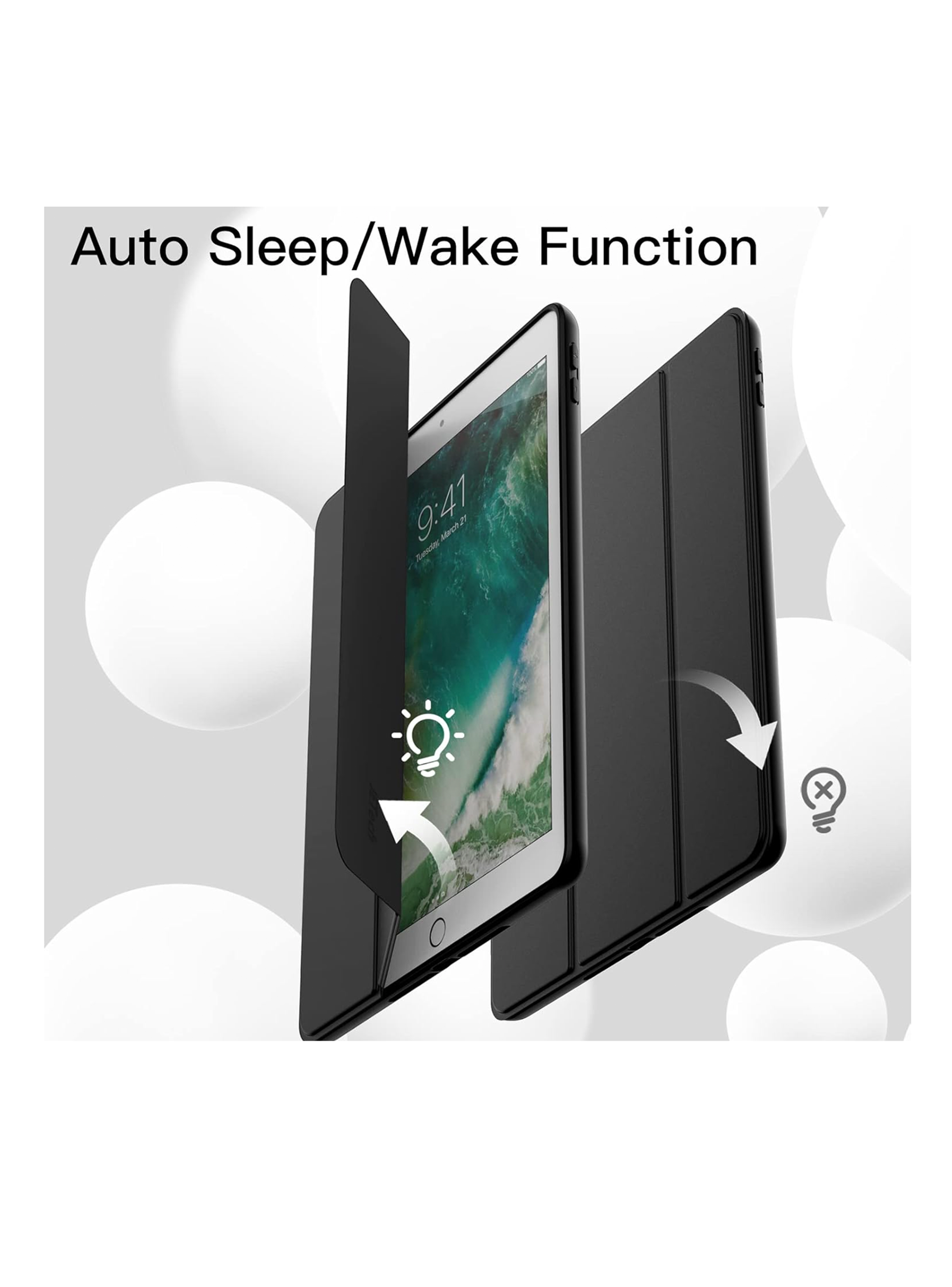 Funda Smart Cover Para iPad 9.7 5ta 6ta Generacion Colores-3