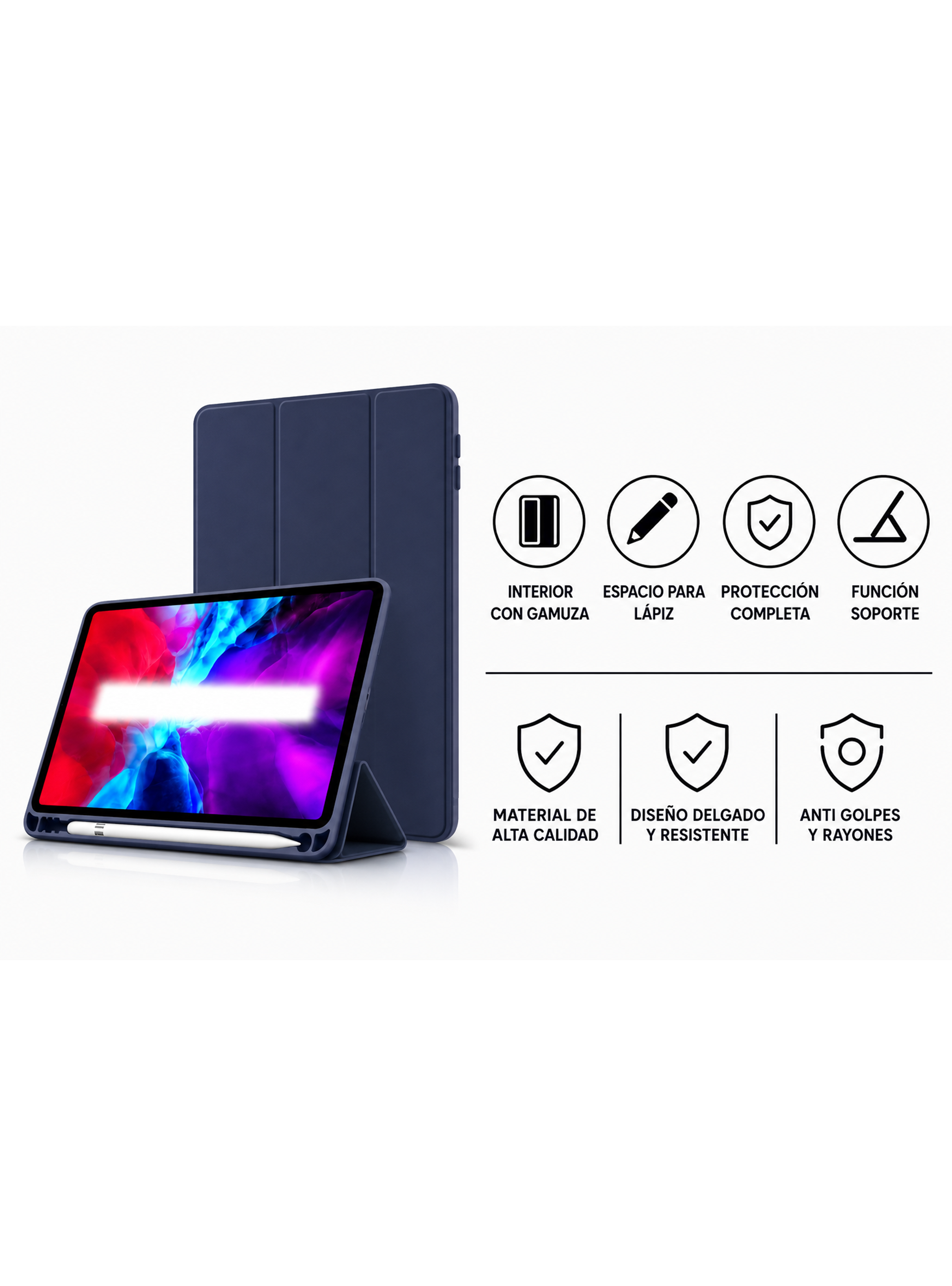 Funda Smart Cover Para iPad 9.7 5ta 6ta Generacion Colores-2