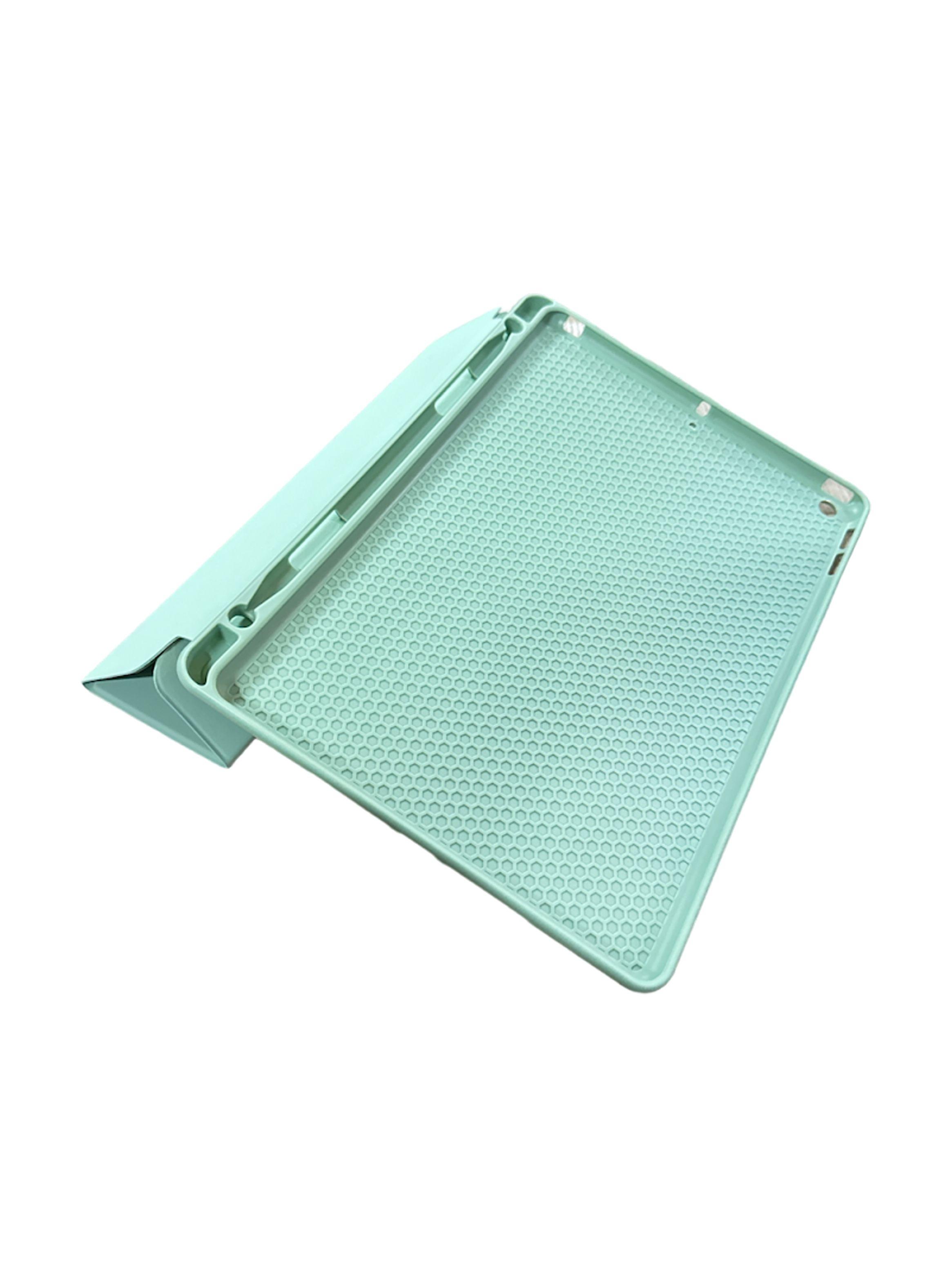 Carcasa Funda Para iPad 10.2 7ma 8va 9na Con Ranura Turquesa-2