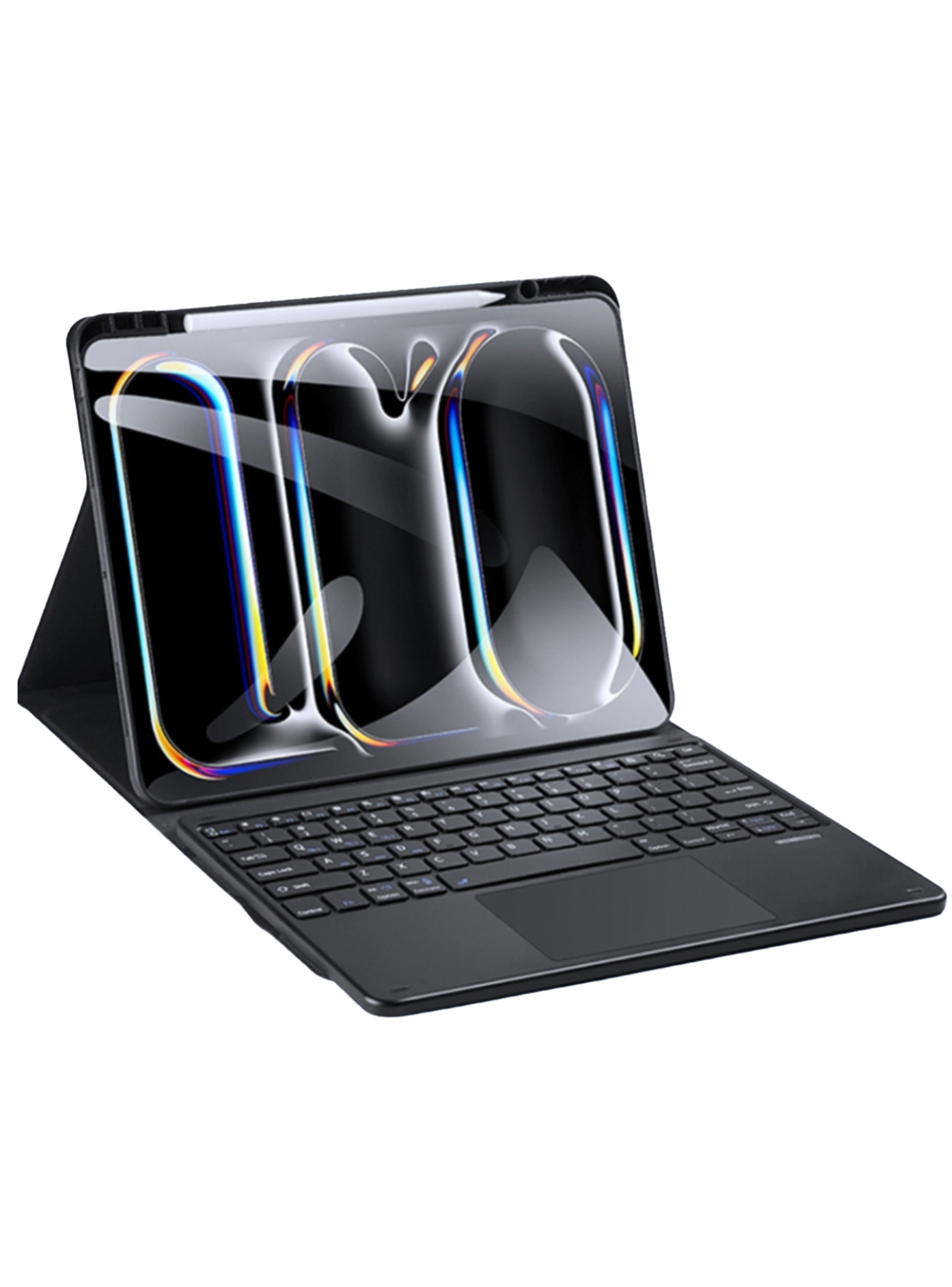 Funda Con Teclado  Español Para iPad Pro 13 M4 2024-1