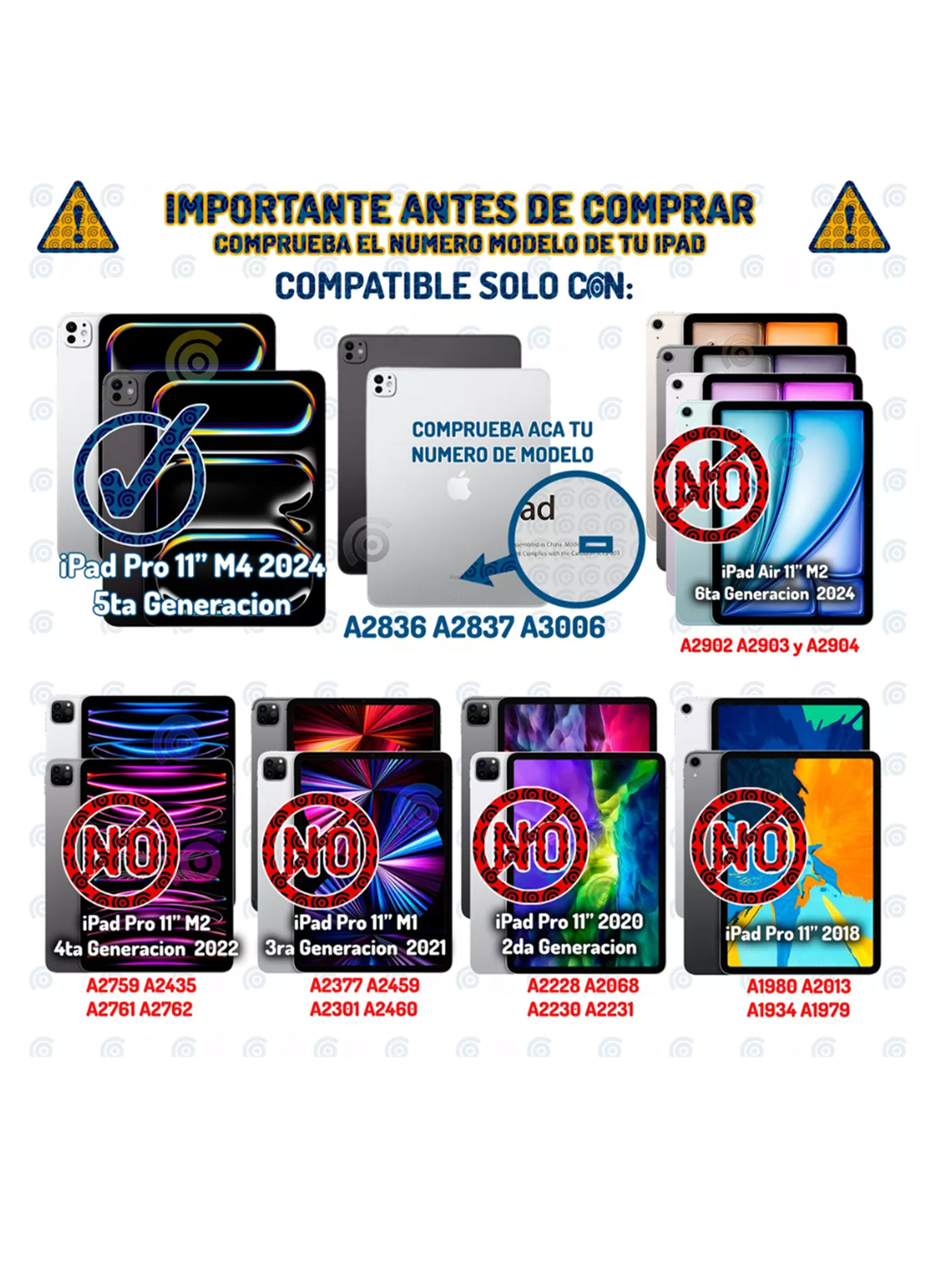 Funda Con Teclado  Español Para iPad Pro 13 M4 2024-2