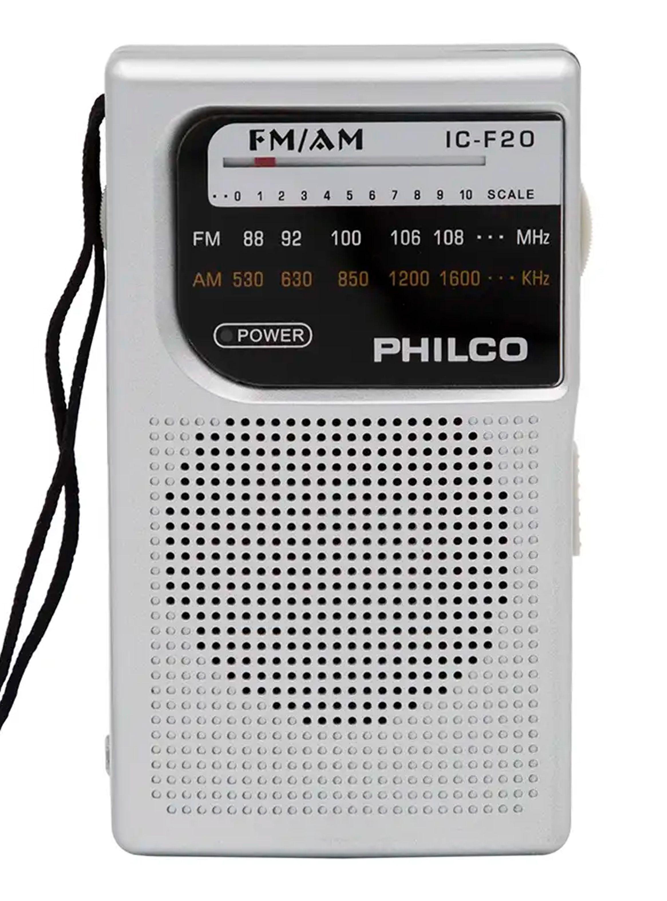 Radio Portatil AM/FM Philco IC-F20 Plateado-3