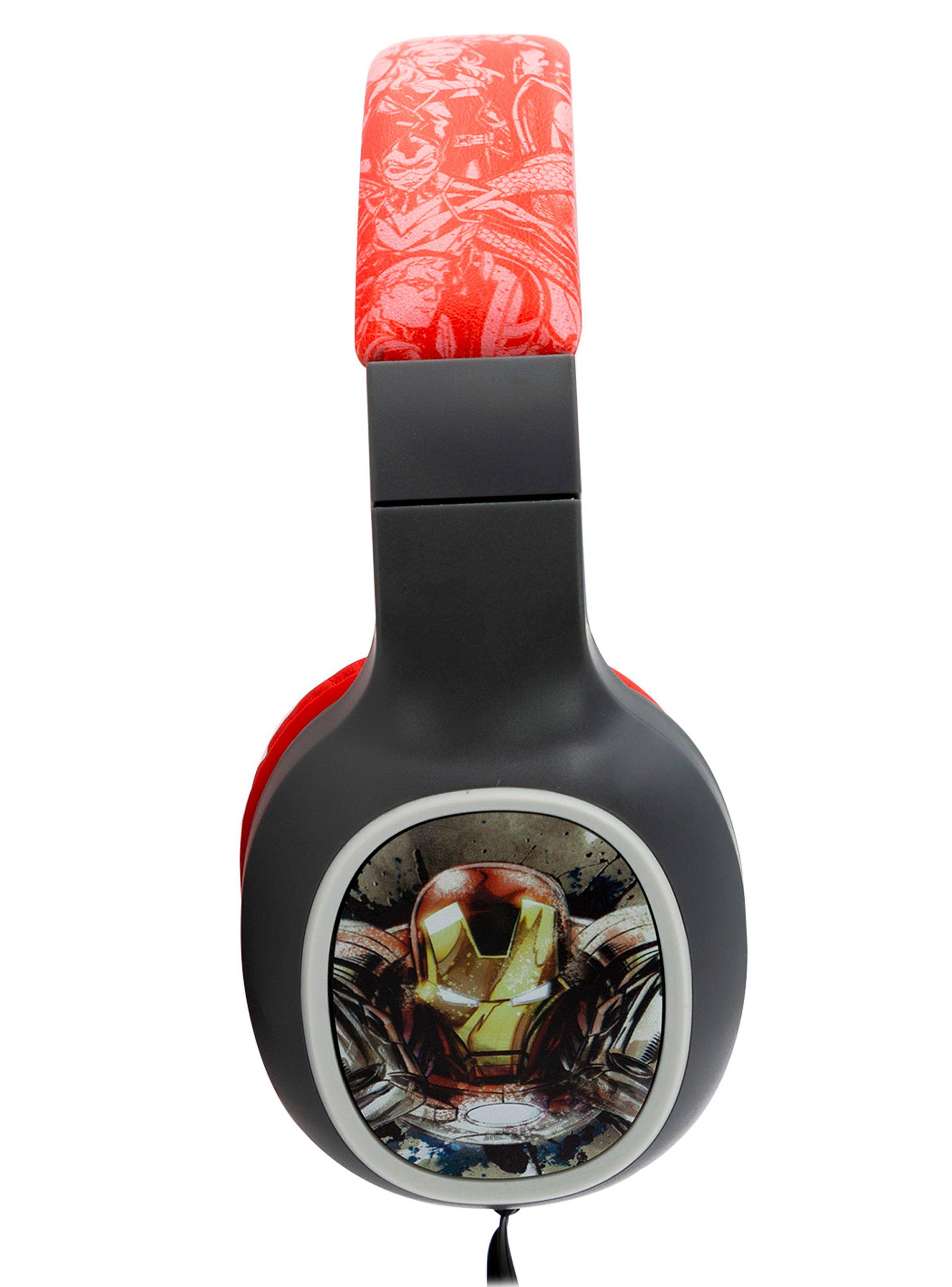Audifonos Con Cable Auxiliar Con Microfono Avengers Iron Man-2
