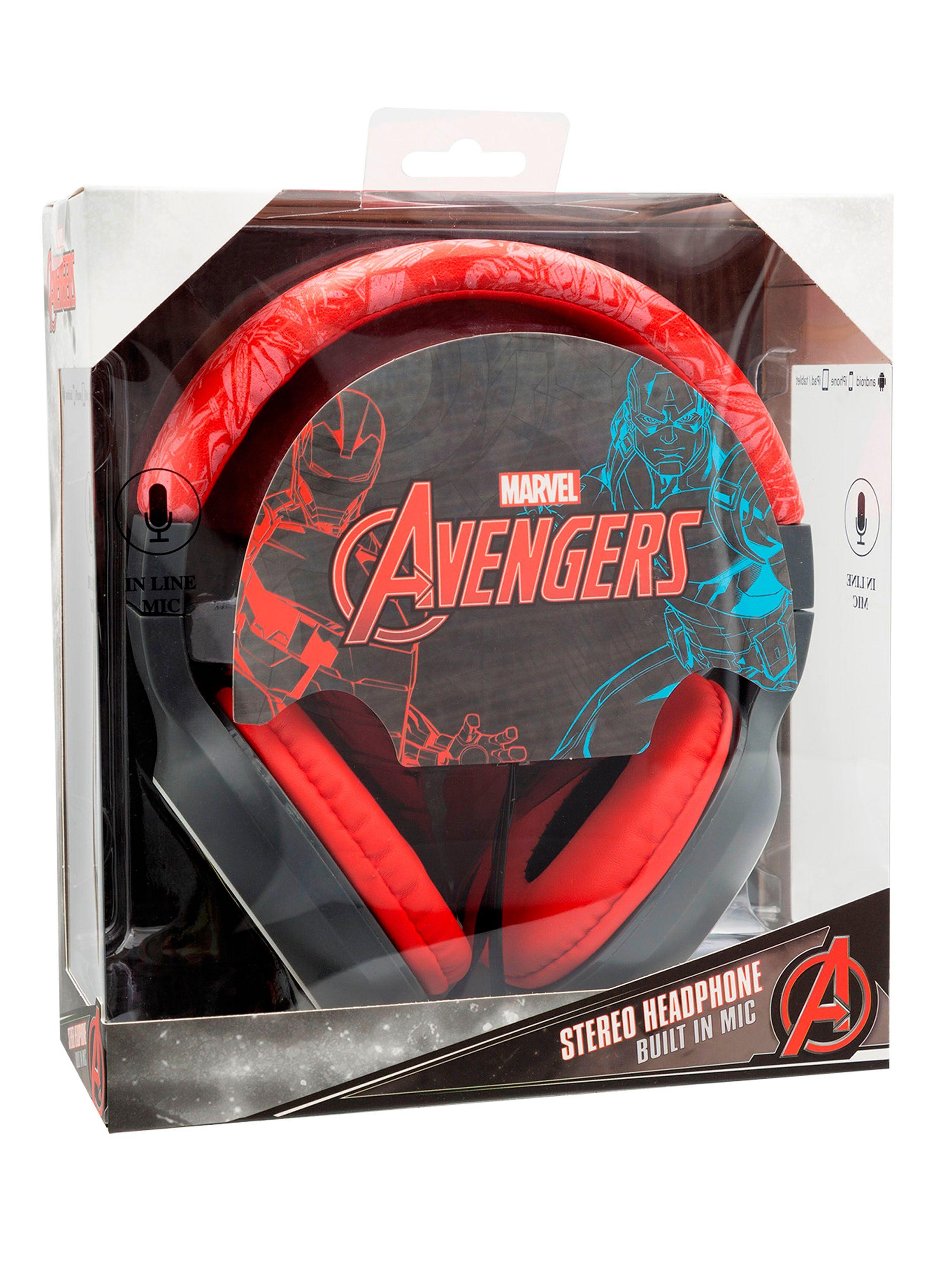 Audifonos Con Cable Auxiliar Con Microfono Avengers Iron Man-3