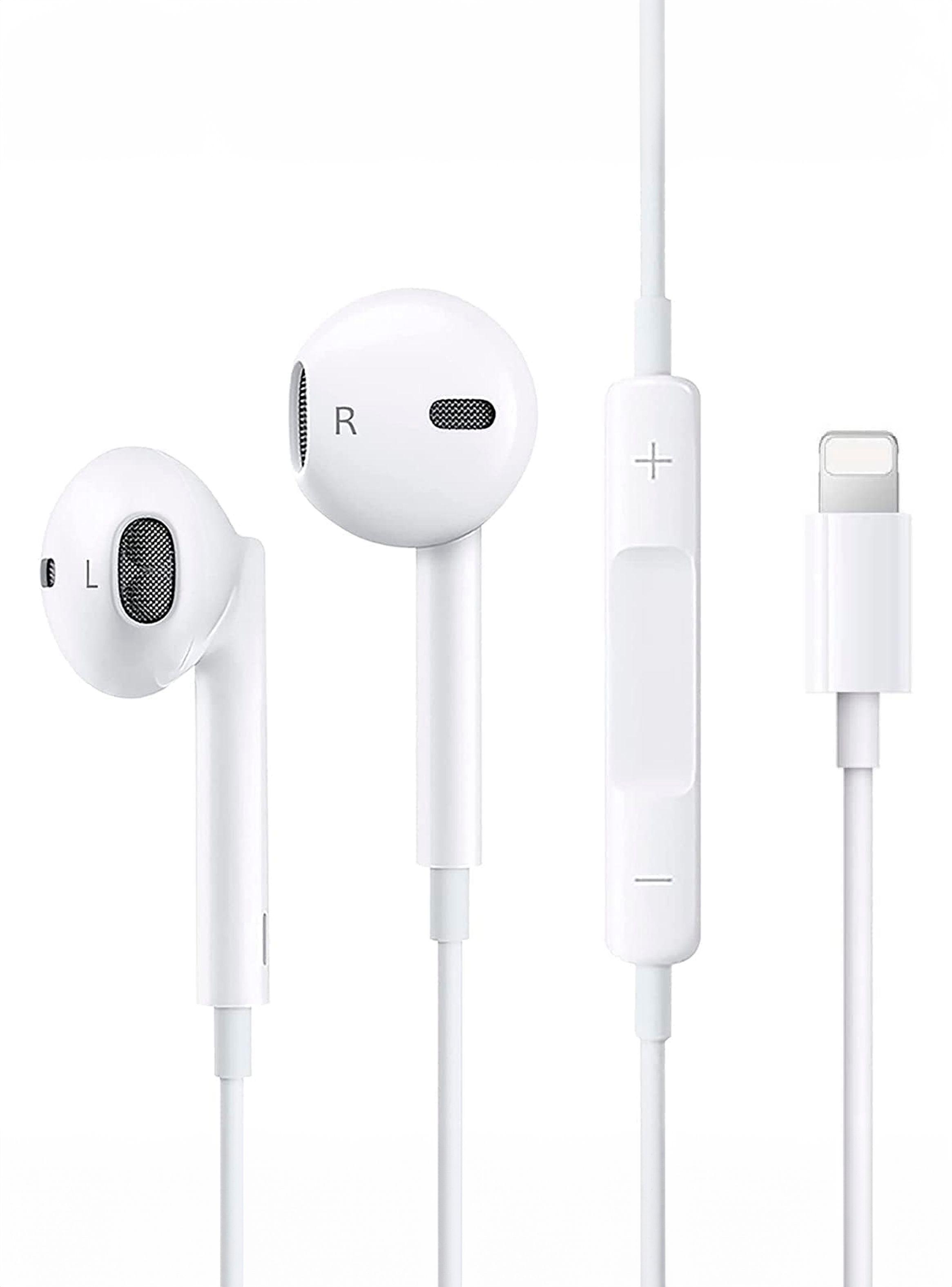 Audífonos Con Cable Compatibles Con Entrada iPhone Sin Gomas-0