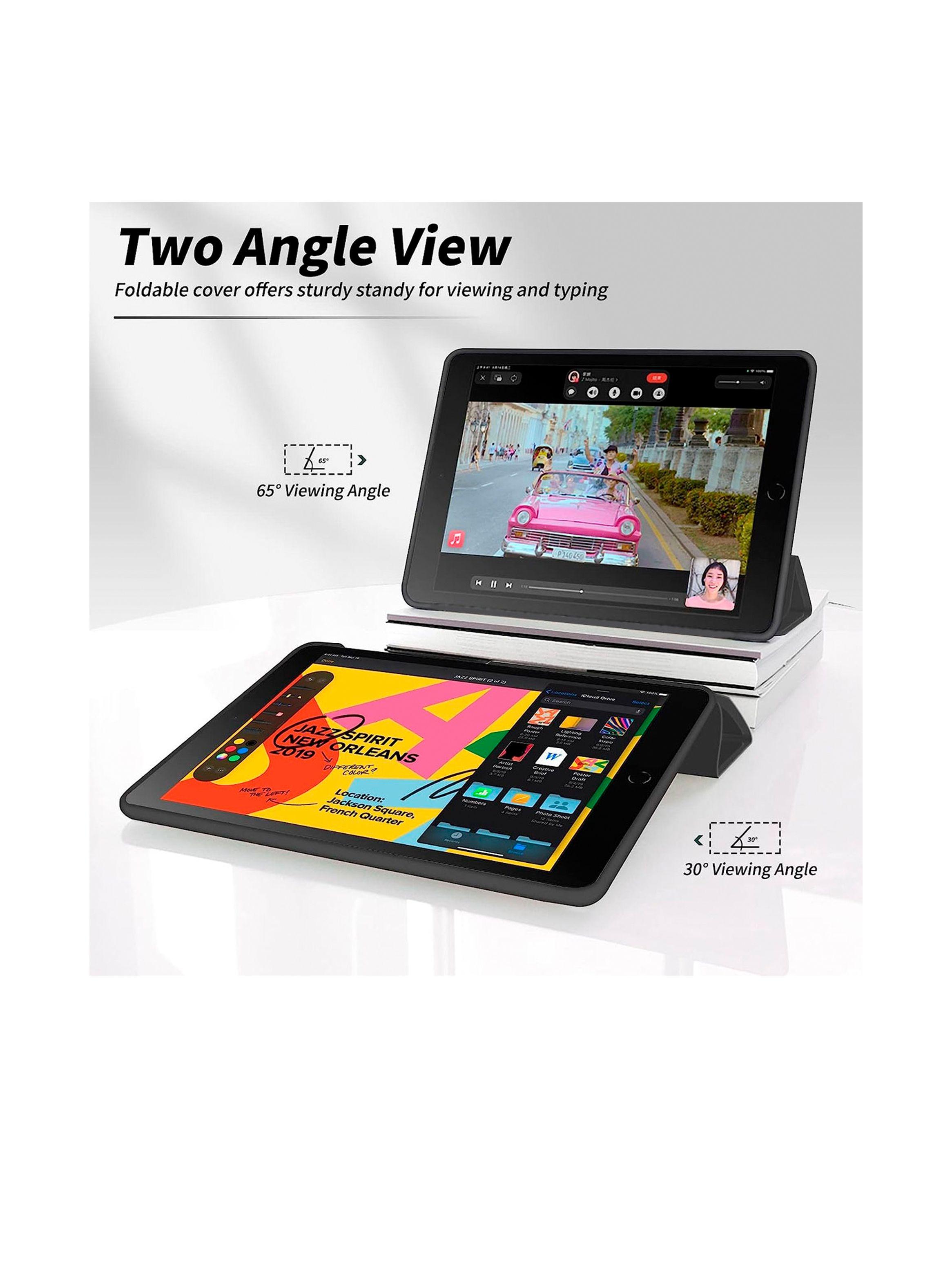 Funda SmartCover Para iPad 10.2 7 8 9 GeneraciónSinRanura Bk-3