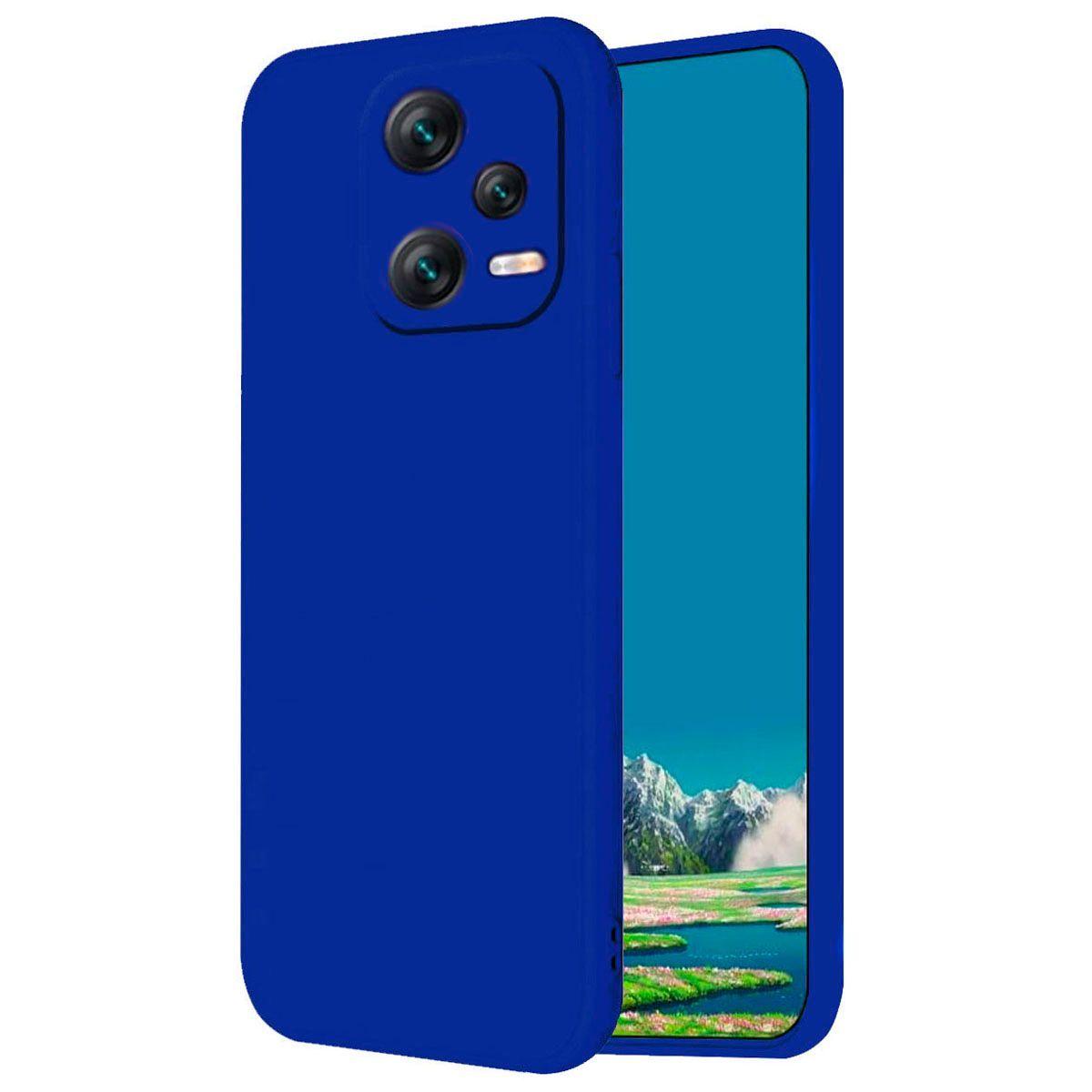 Carcasa Para Xiaomi Redmi Note 12 5G Goma Azul-0