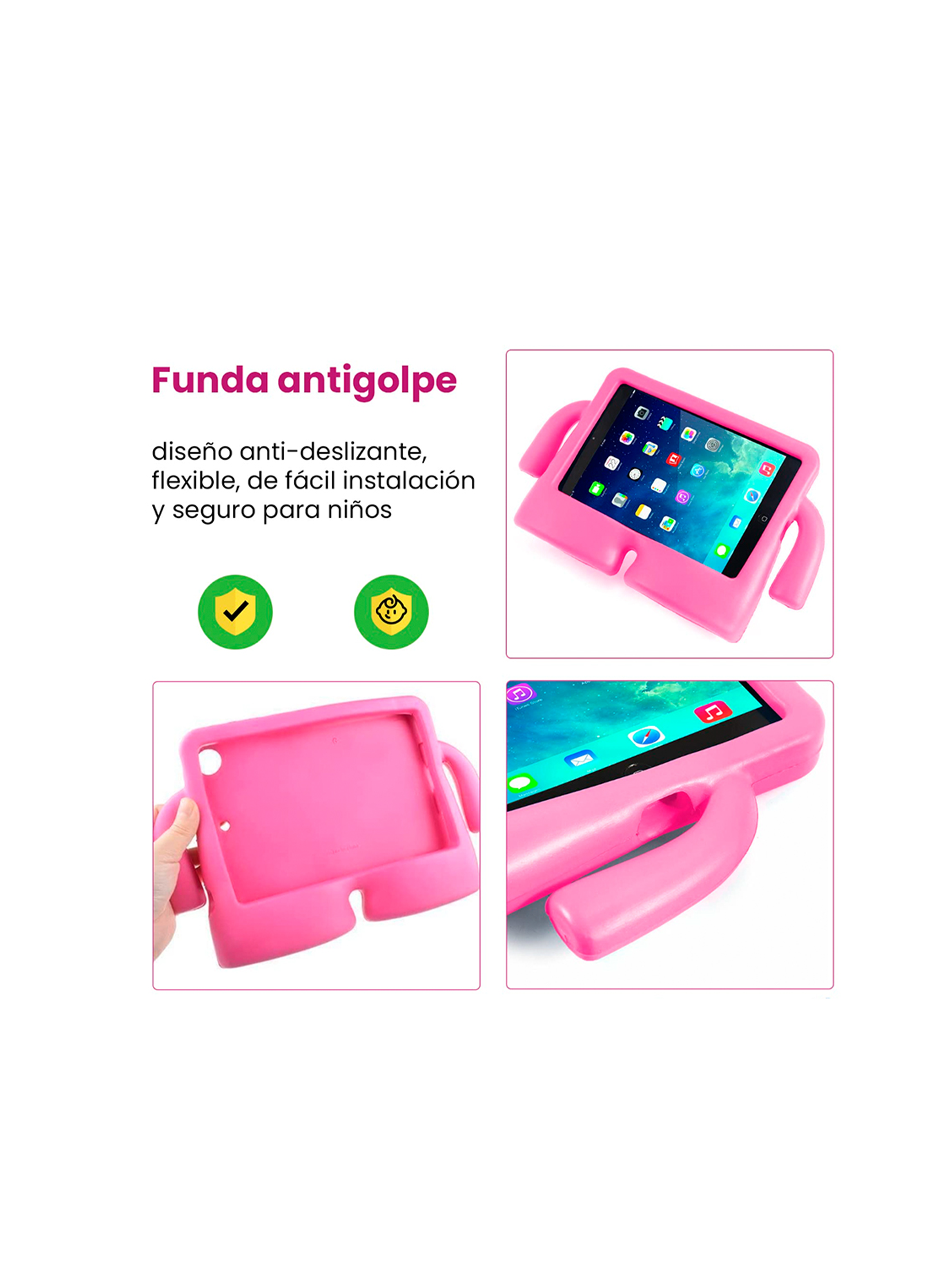 Carcasa Para Niños Antigolpe Para IPad Pro 11 M4-1