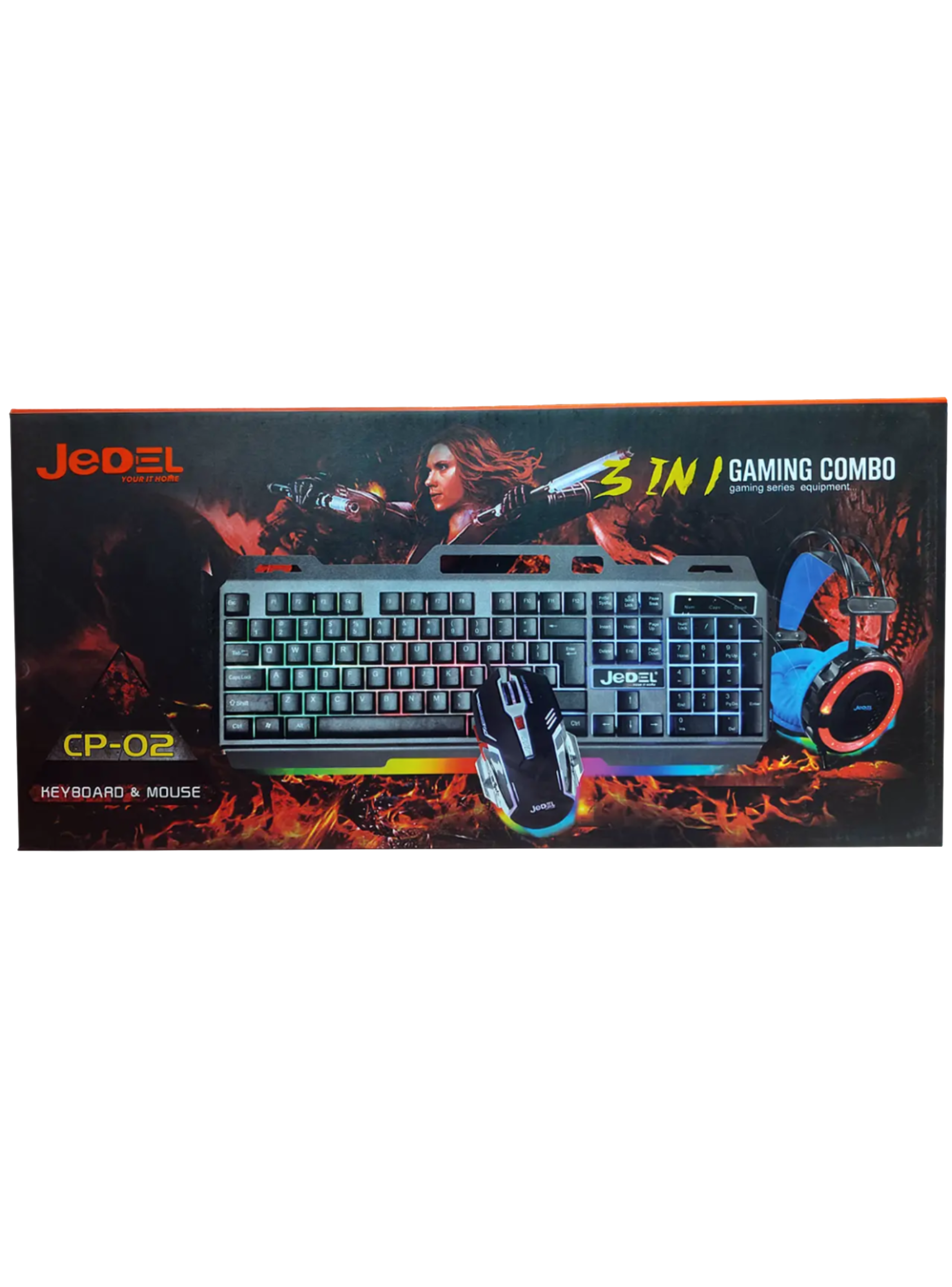 Combo Gamer Retroilimunado Mouse Teclado Audifonos CP-02-4