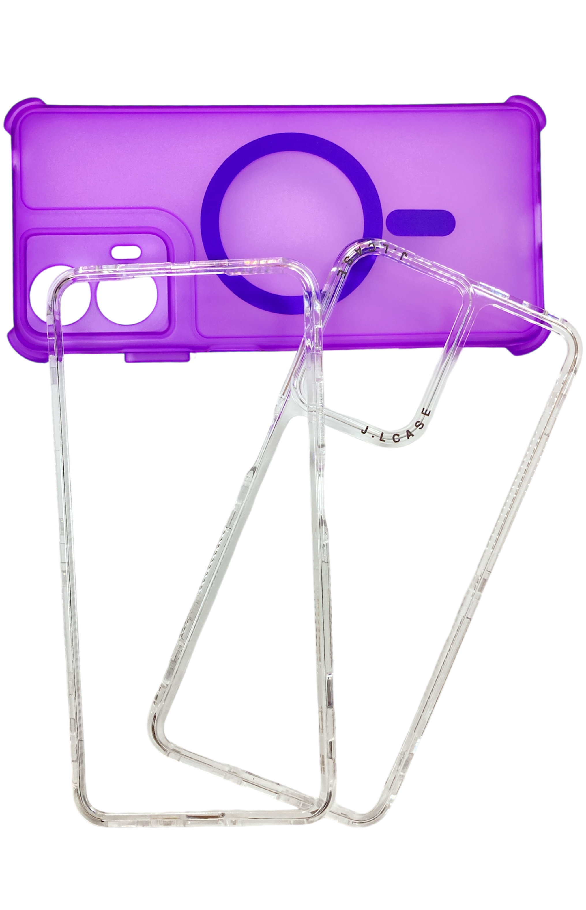 Carcasa Antigolpe 360 Para Motorola G04/G04S Magsafe Rosado-2