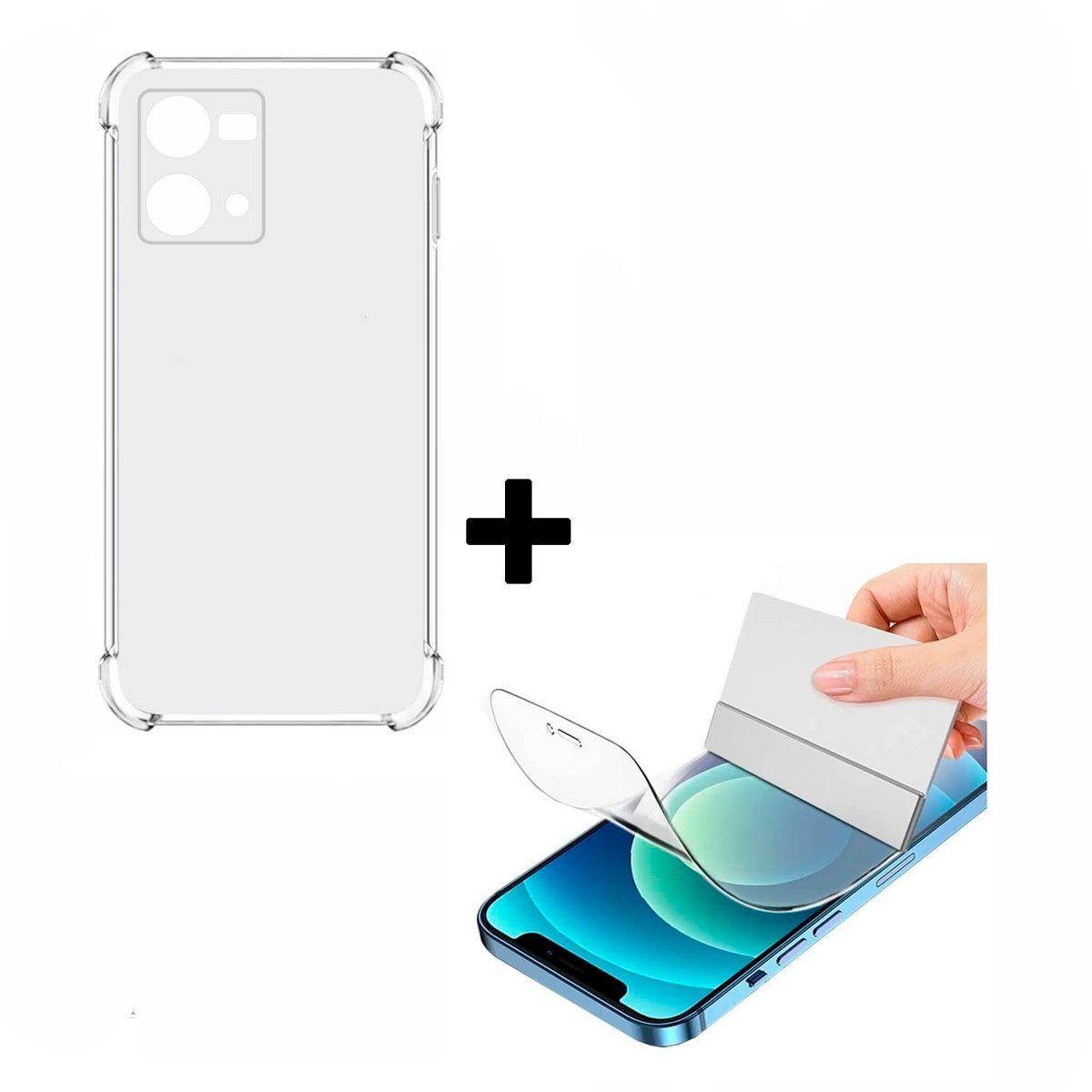 Carcasa Transparente Reforza Lámina Hidrogel Para Oppo Reno7-0