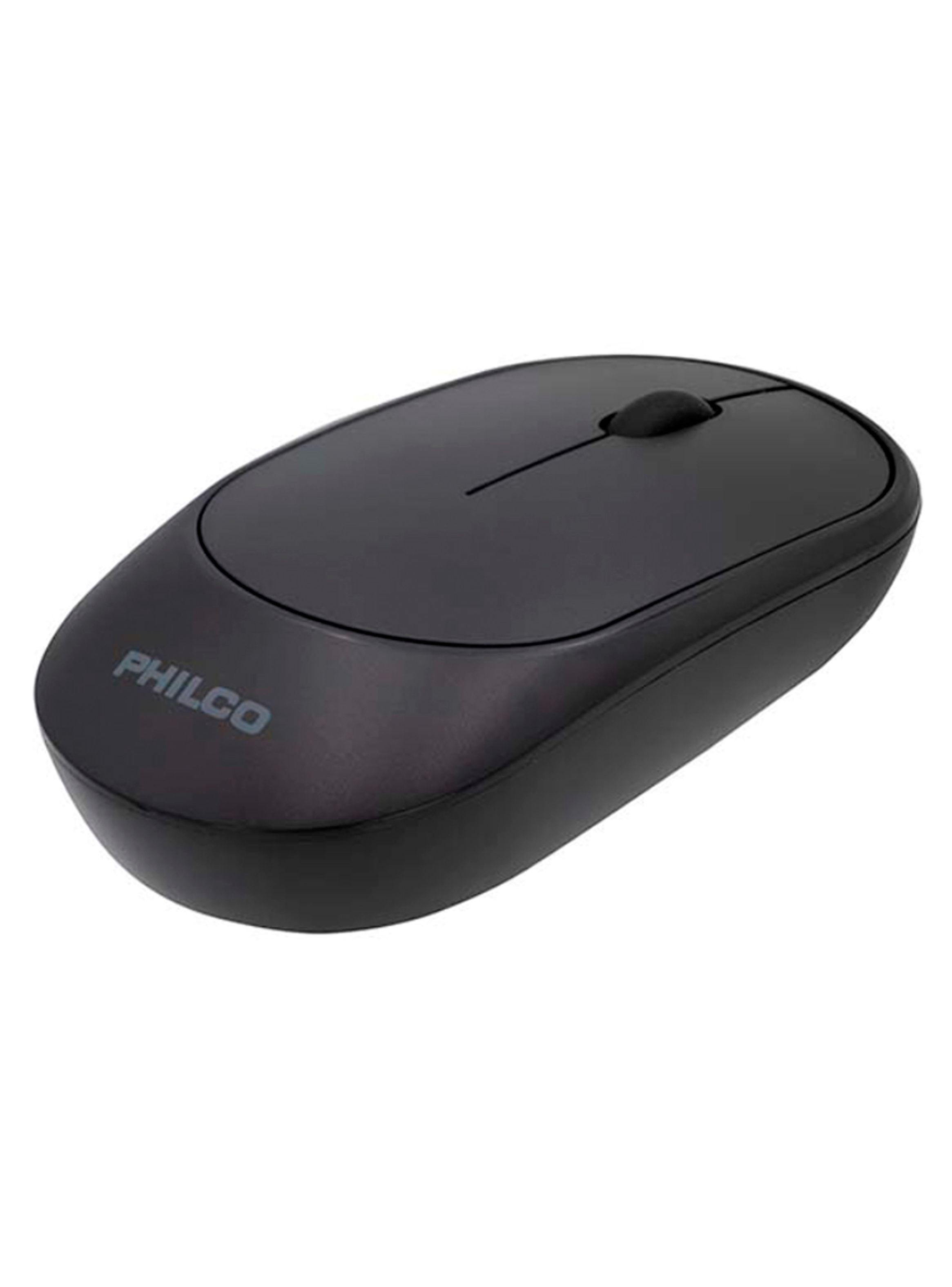 Mouse Philco Inalámbrico Con Recepción USB 1200 Dpi Negro-2