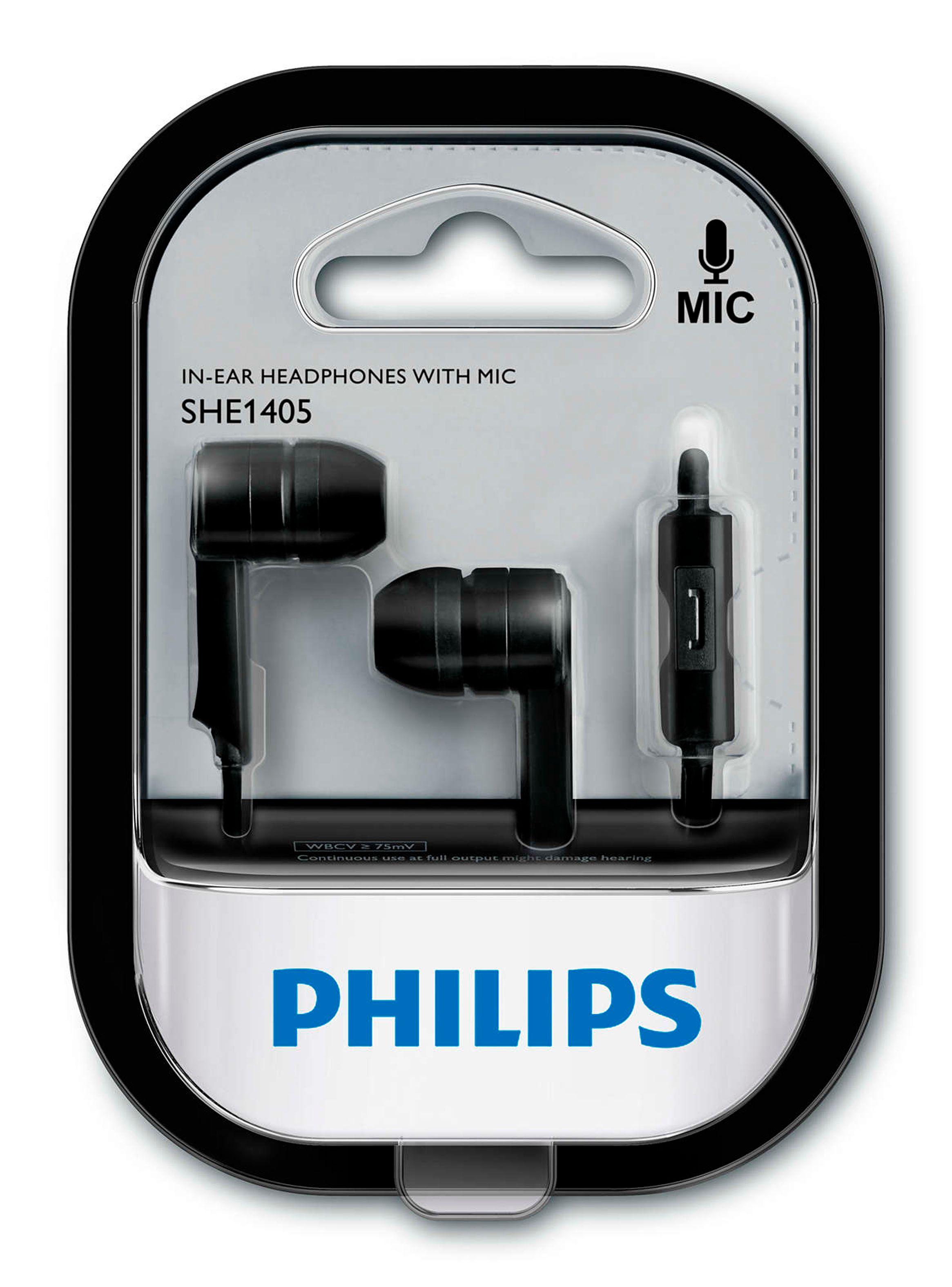Audifonos Con Microfono Philips 1405BK Negro-4