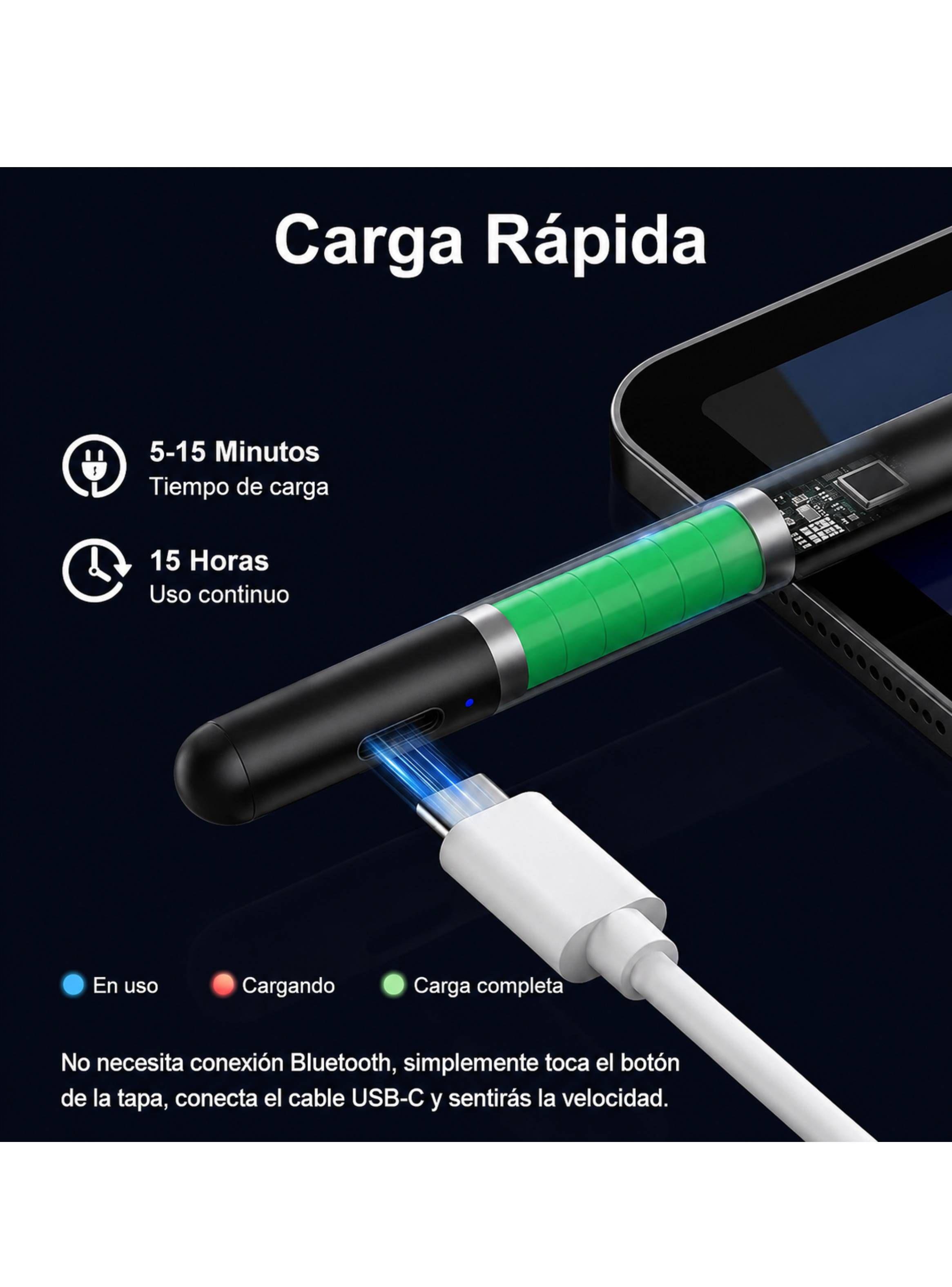 Lápiz Magnético Compatible con iPad Rechazo de Palma Pencil-2