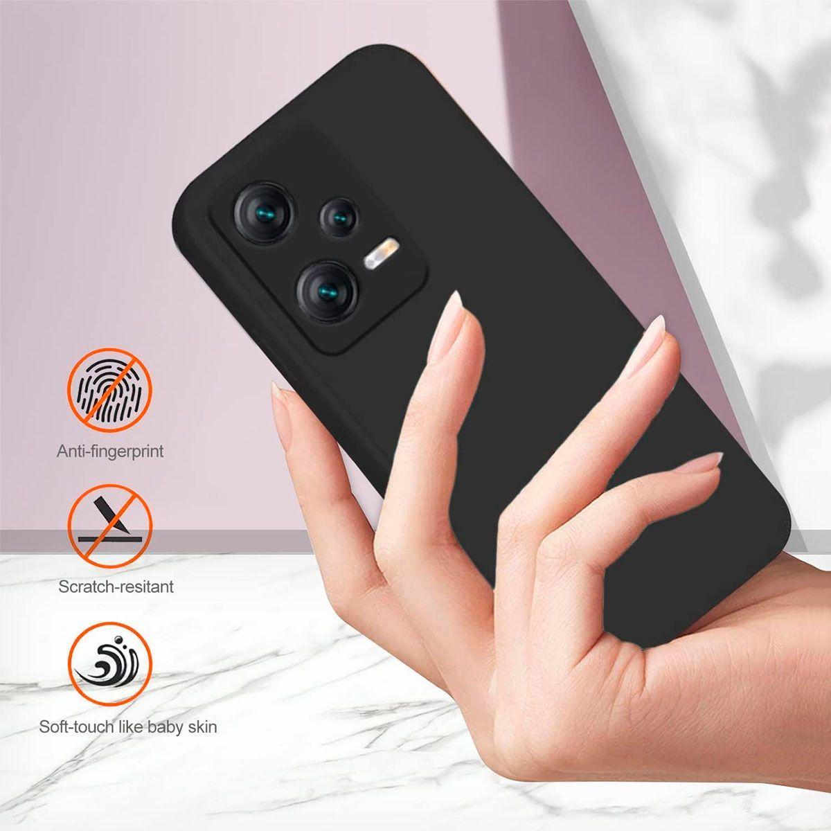 Carcasa Para Xiaomi Redmi Note 12 5G Goma Negro-1