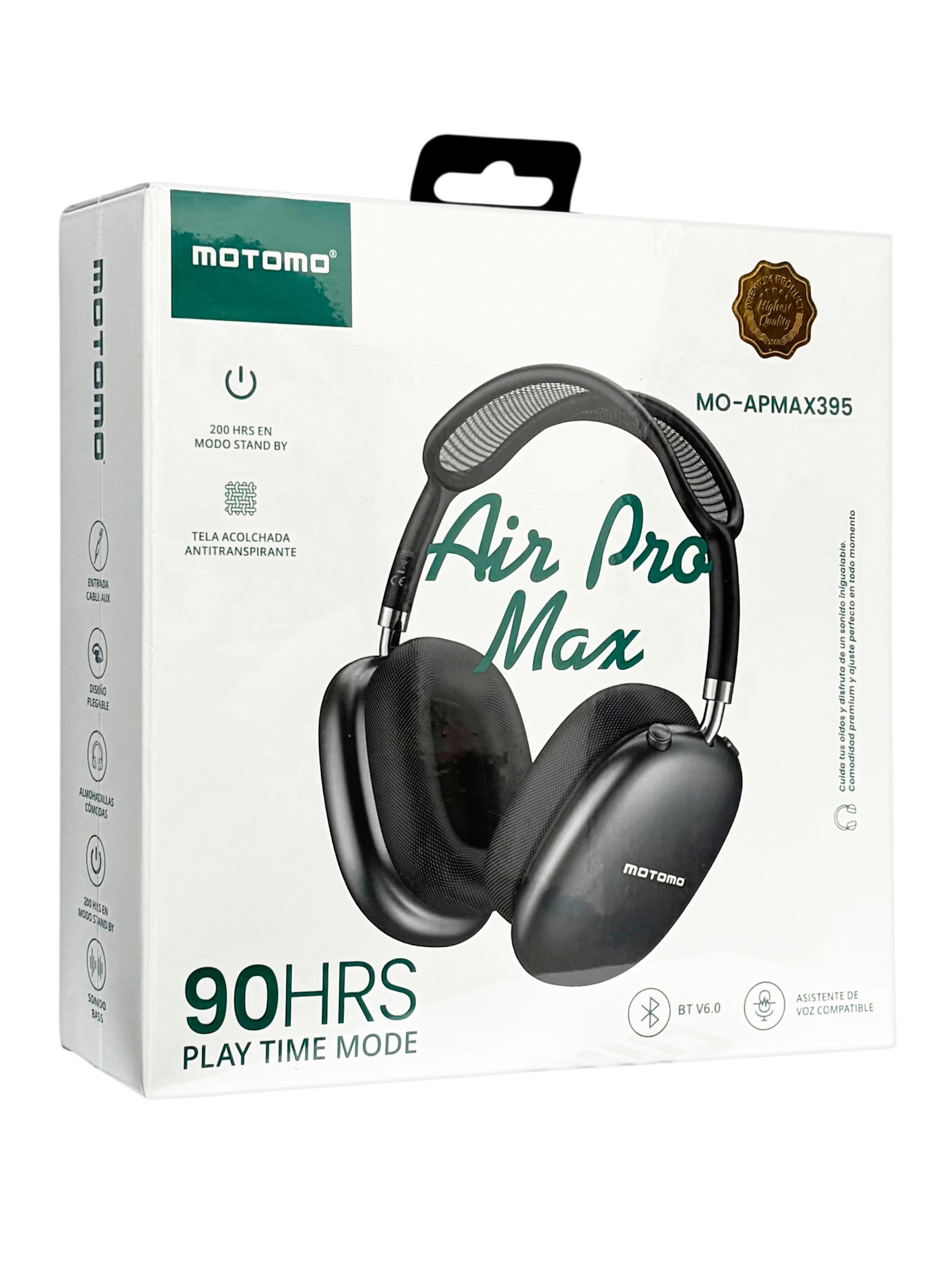 Audifono Inalambrico Bluetooth Acolchado Motomo Max395 Negro-3