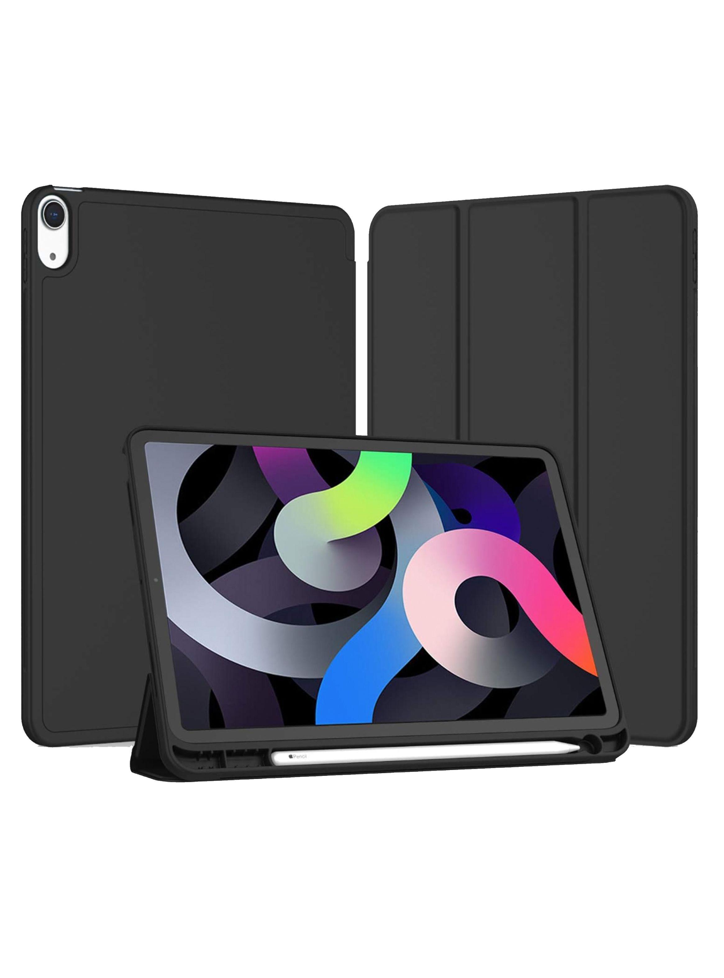Funda Smart Cover Para iPad 10.9 10 2022 Con Ranura Negro-1