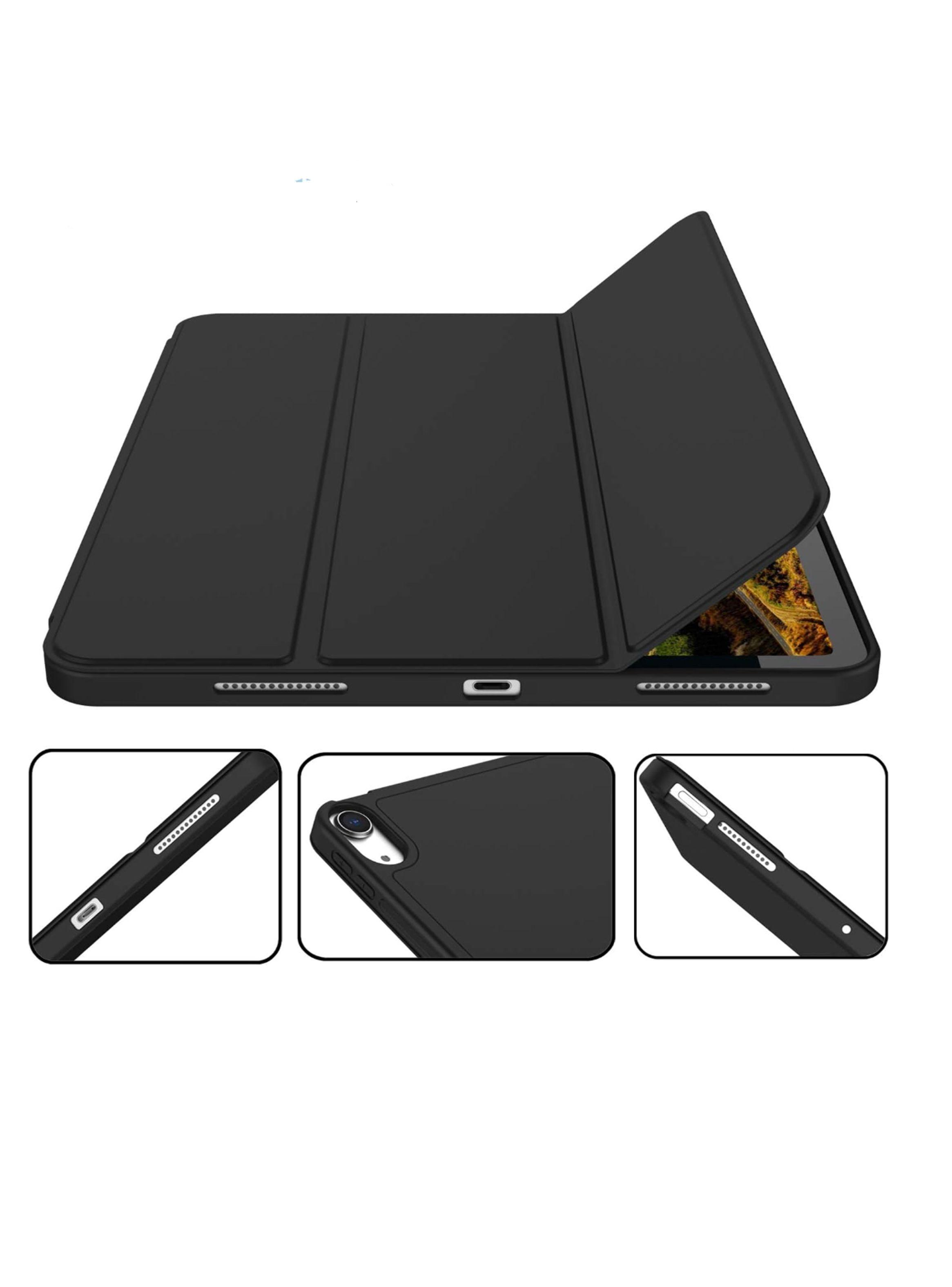 Funda Smart Cover Para iPad 10.9 10 2022 Con Ranura Negro-2