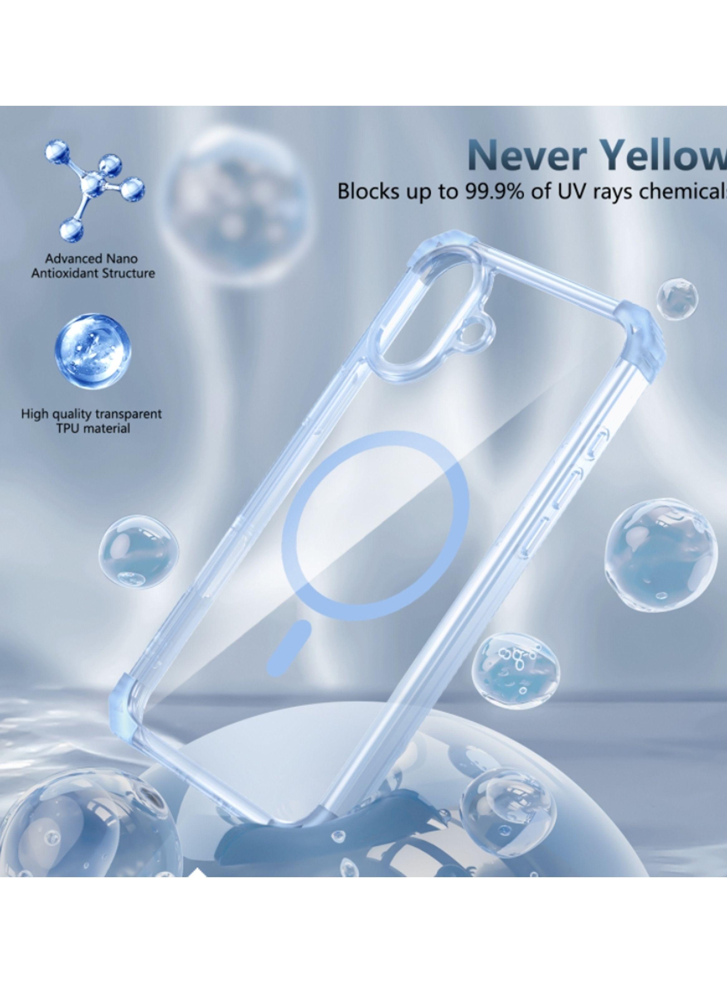 Carcasa Cleas Para iPhone 16 Magsafe Transparente-3