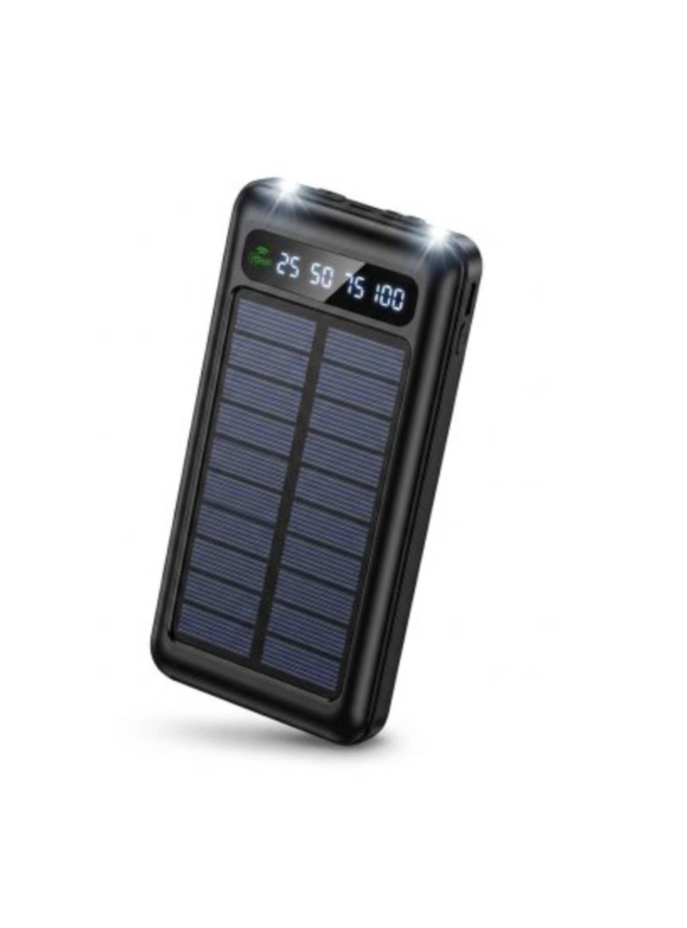 Cargador Portátil Powerbank Solar 10000 mah Carga Rapido Led-3