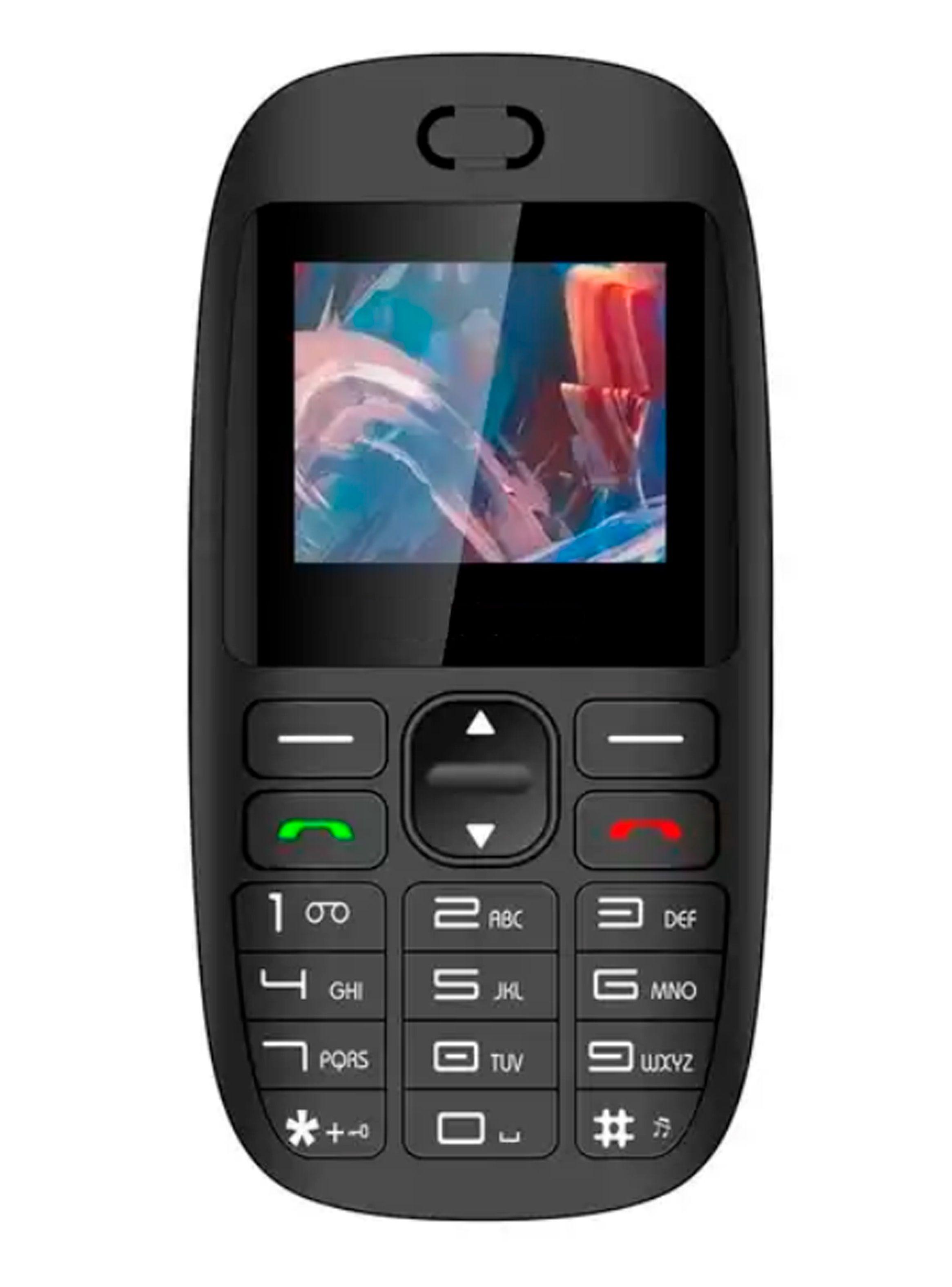 Telefono Celular Adulto Mayor 4G 1.77" Color Tecnolab Negro-0