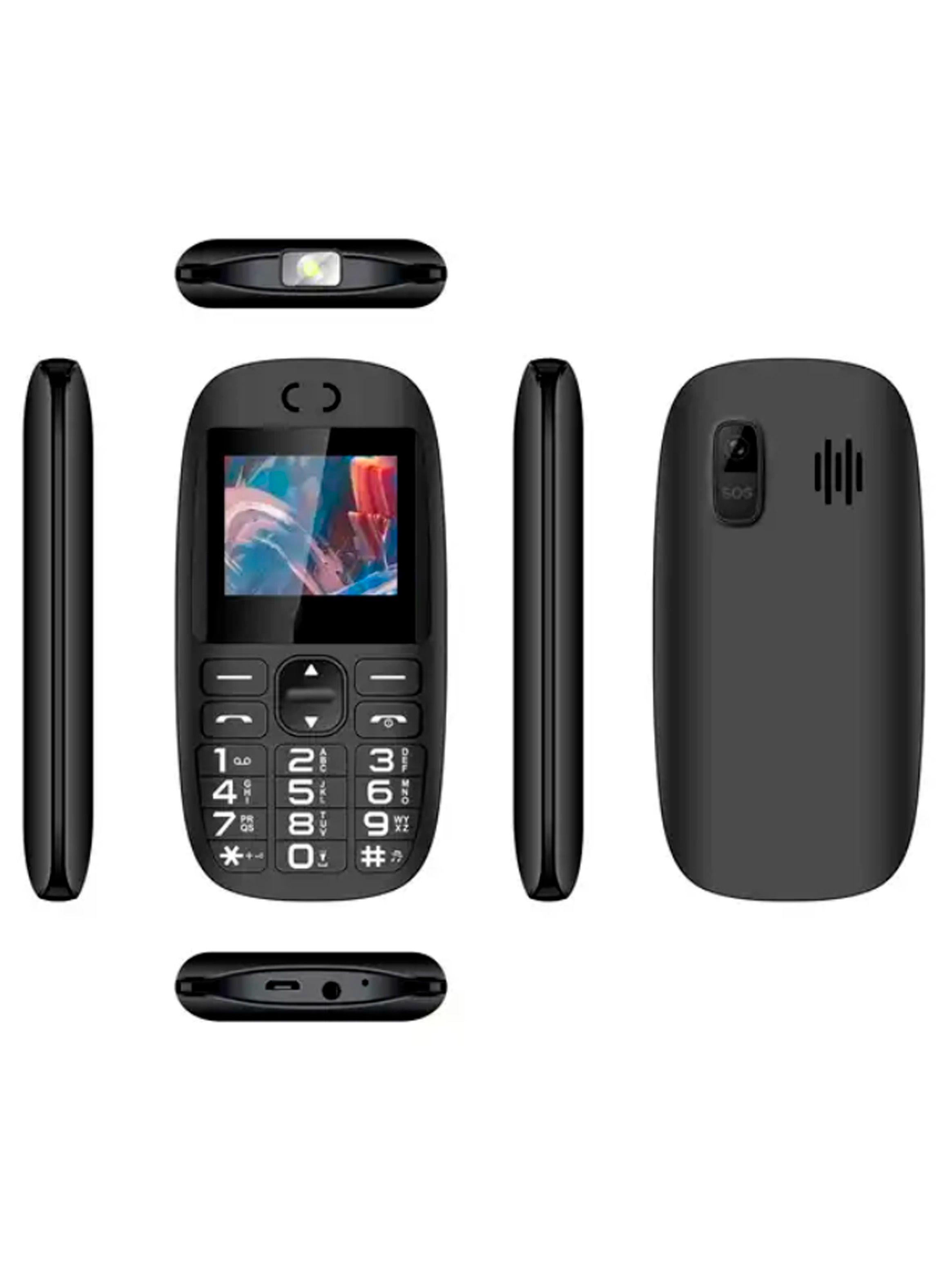 Telefono Celular Adulto Mayor 4G 1.77" Color Tecnolab Negro-2