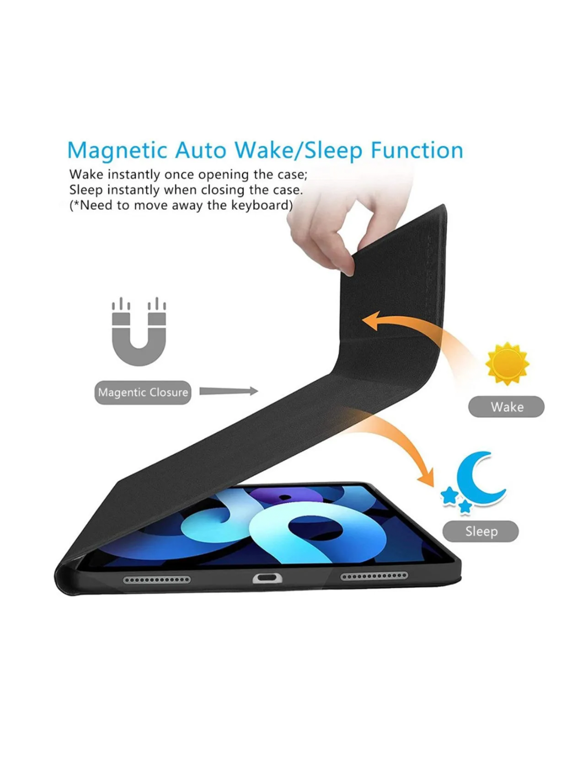 Funda Con Teclado Español Touchpad Para Samsung Tab A11 Plus-4