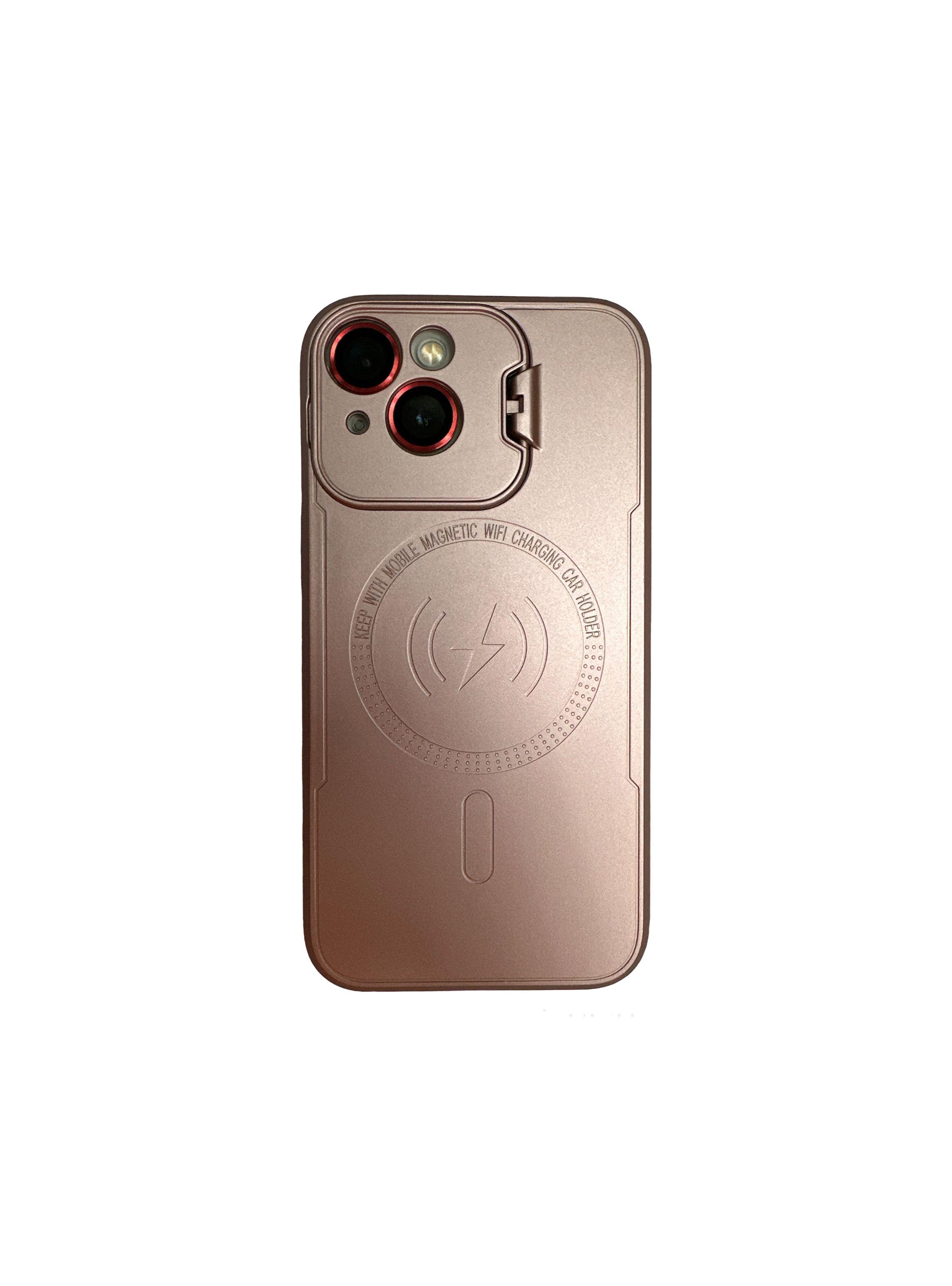 Carcasa Funda Para iPhone 13 14 Magsafe Rosado-0