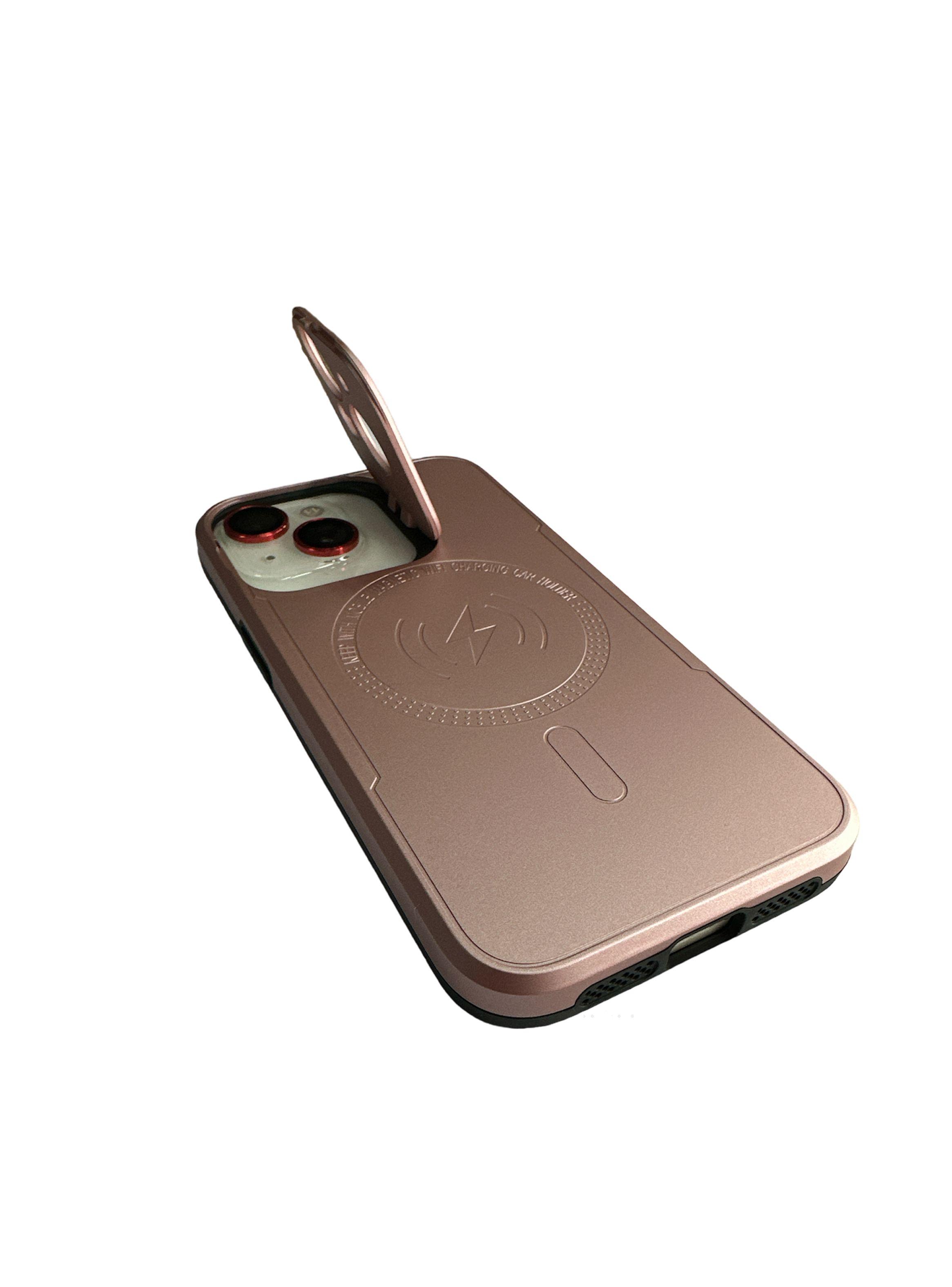 Carcasa Funda Para iPhone 13 14 Magsafe Rosado-1