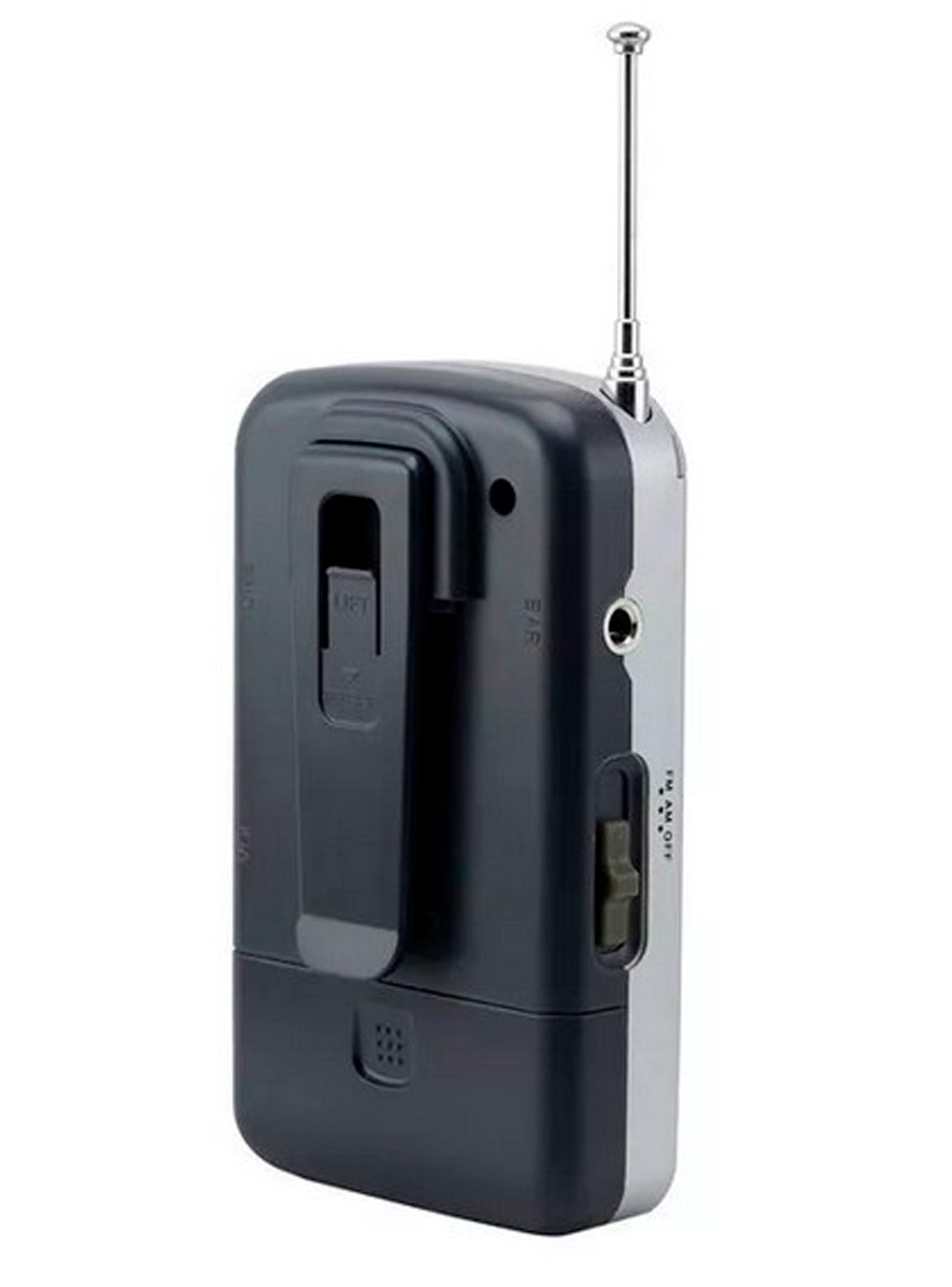 Radio Portatil AM/FM Philco IC-X15 Con Audifonos Plateado-2
