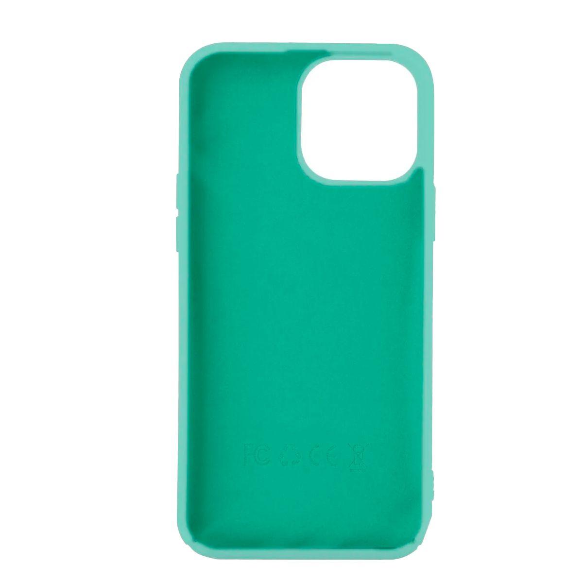 Carcasa Para iPhone 15 Plus Goma Turquesa-2